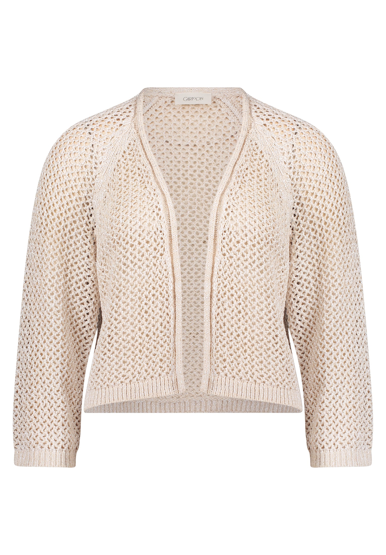 Cartoon Damen Strickjacken Safari Beige