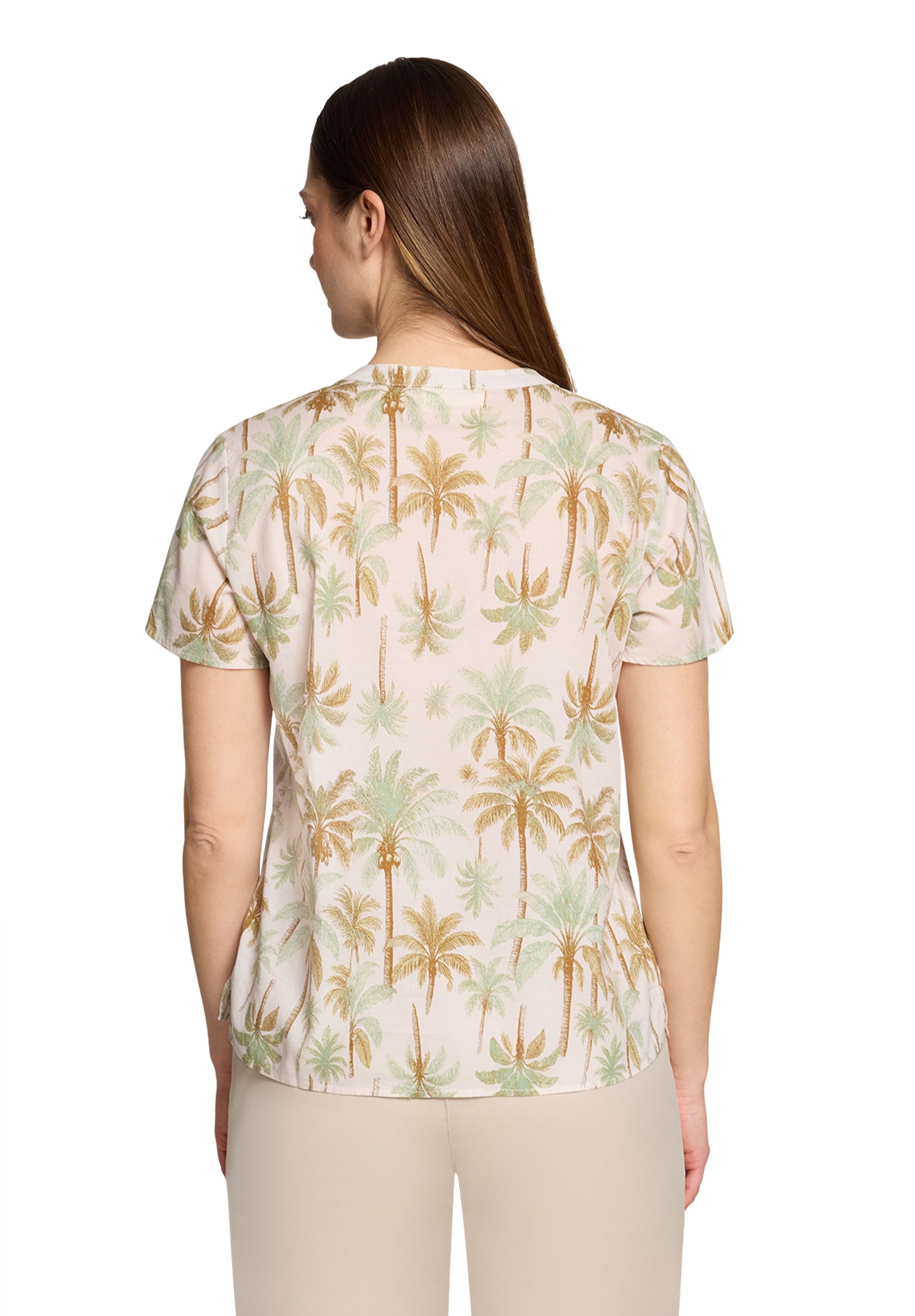 Cartoon Damen Blusen Nature/Green