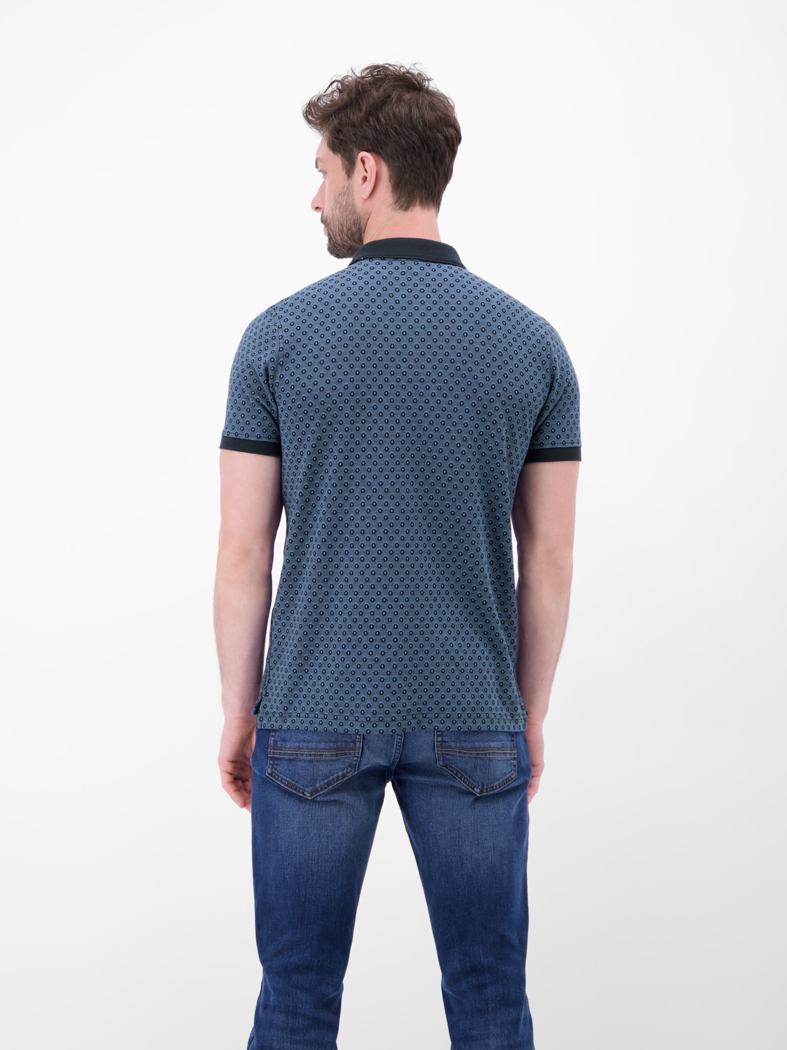 Lerros Herren Polo-Shirts Classic Navy