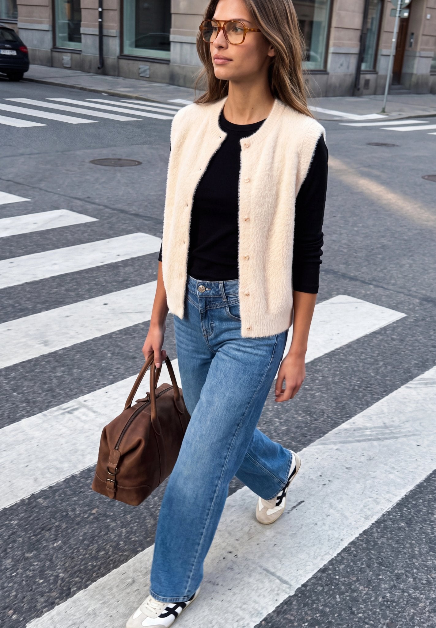 Street One Studio Damen Strickjacken  Creamed S