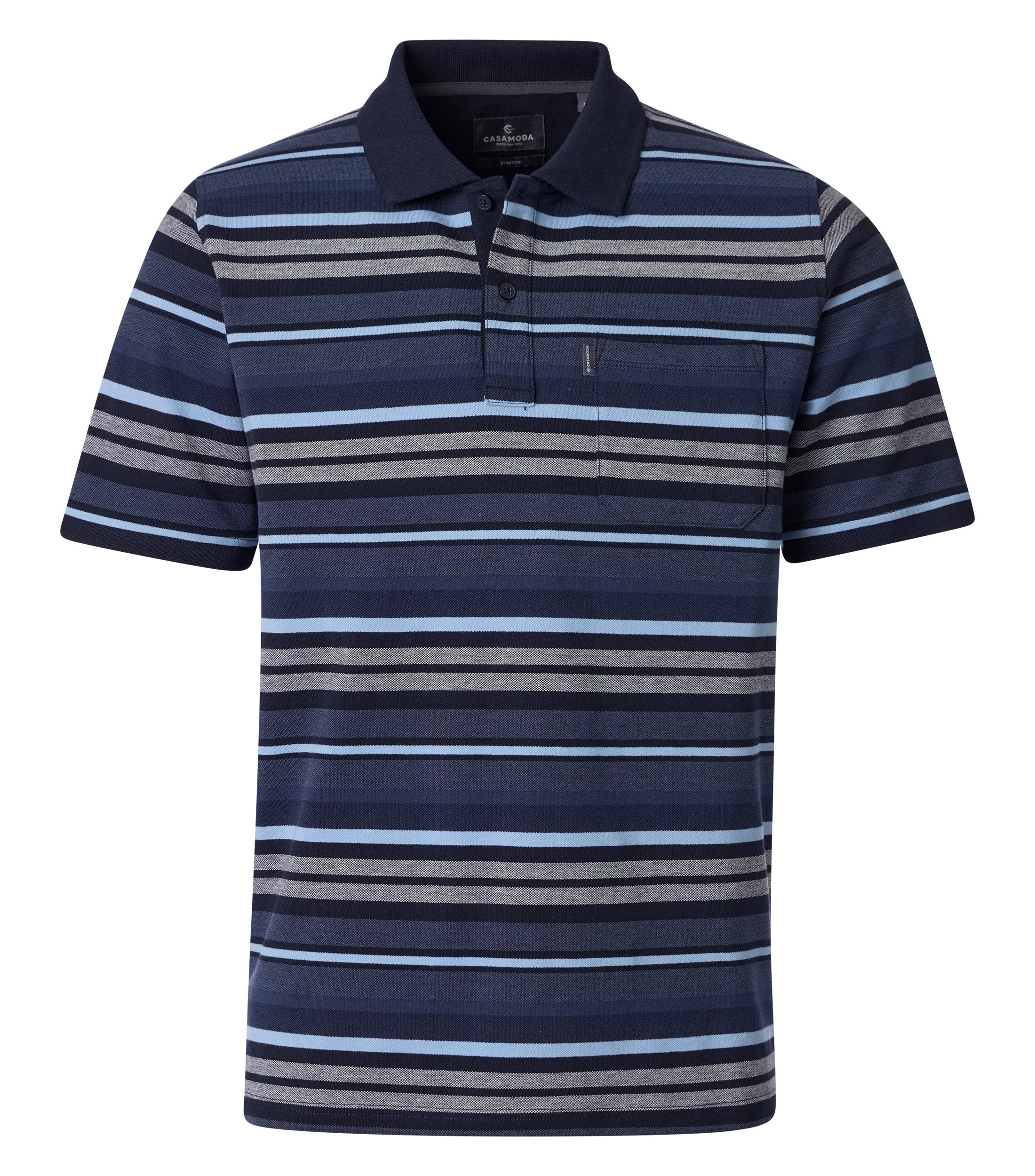 Casa Moda Herren Polo-Shirts  Blau