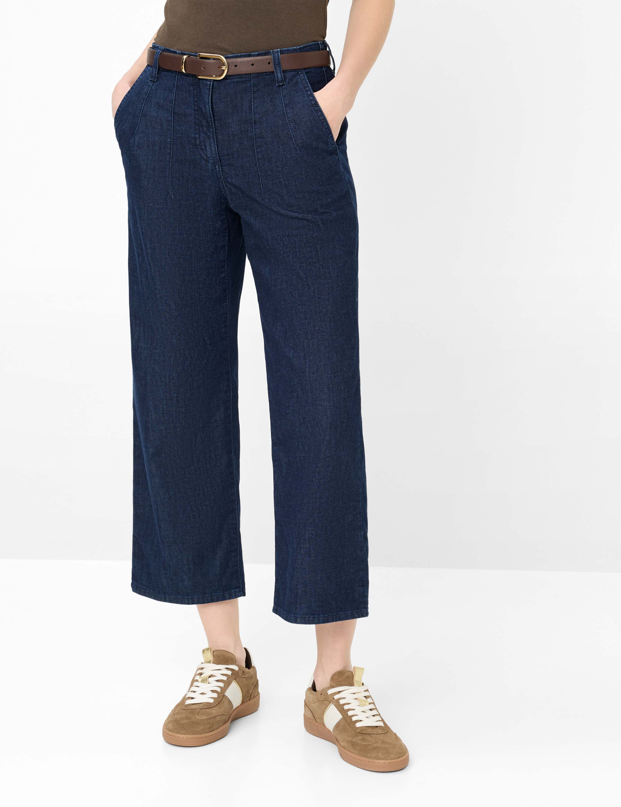 Brax Damen Jeans Clean Dark Blue