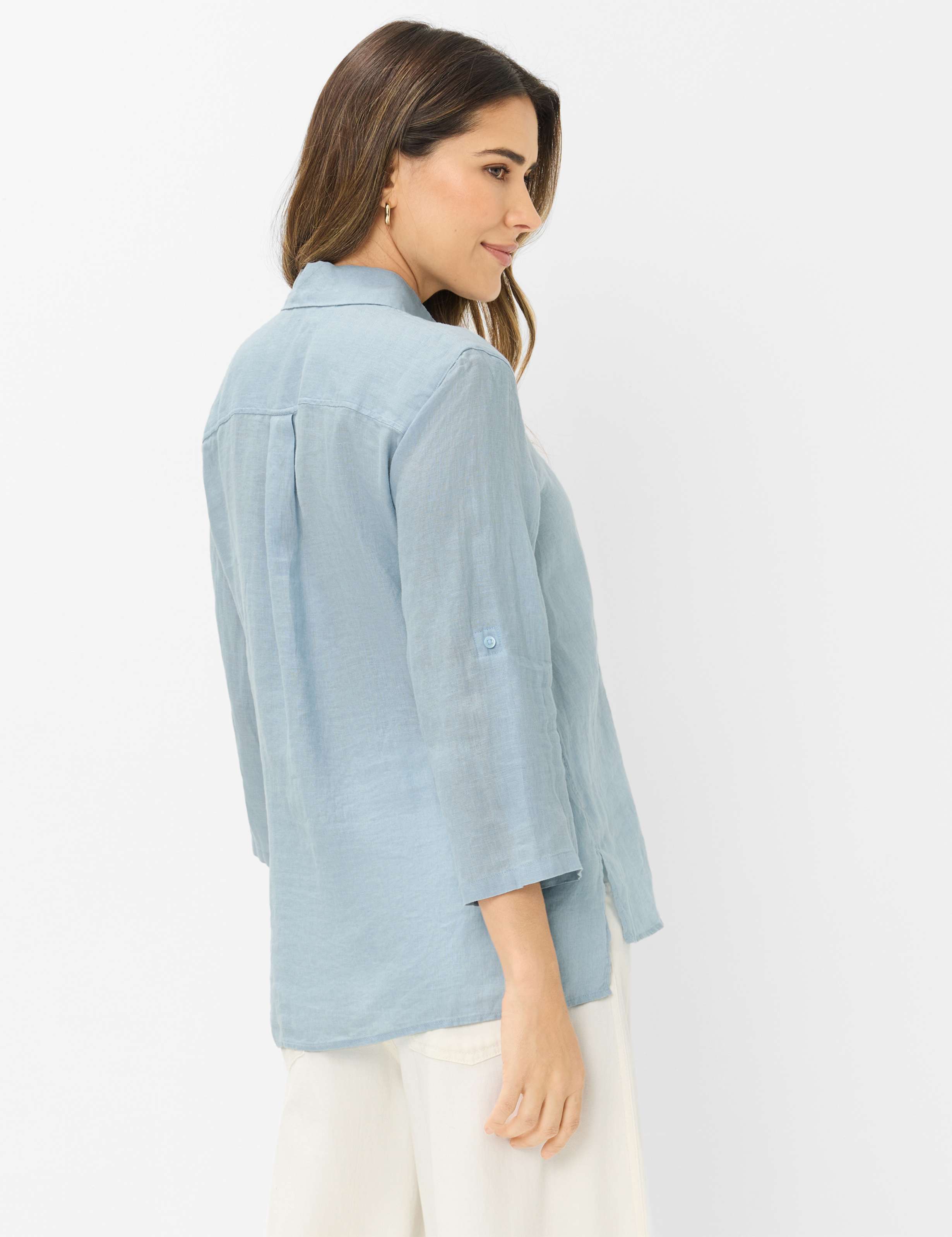 Brax Damen Blusen Vintage Blue