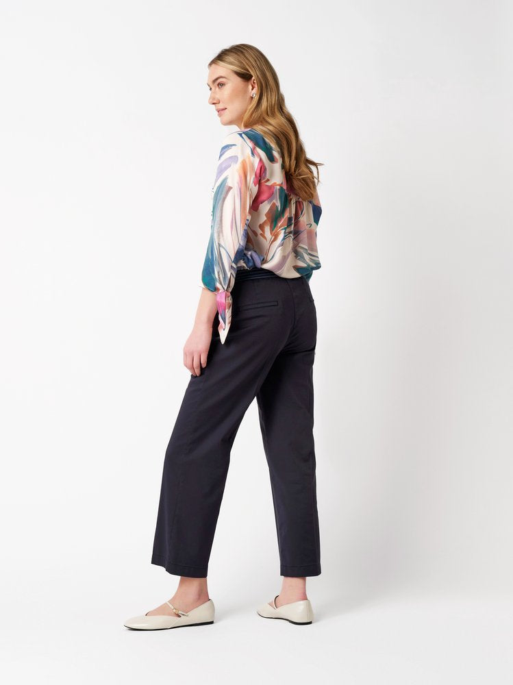 Toni Dress Damen Hosen Dark Blue