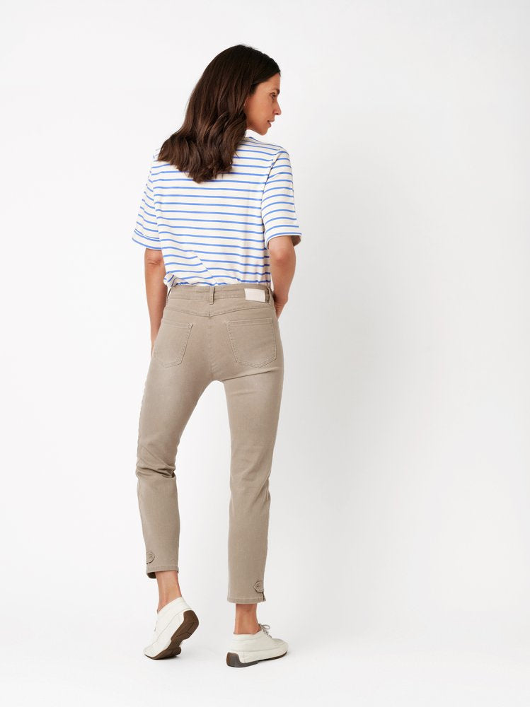 Toni Dress Damen Jeans Khaki Used