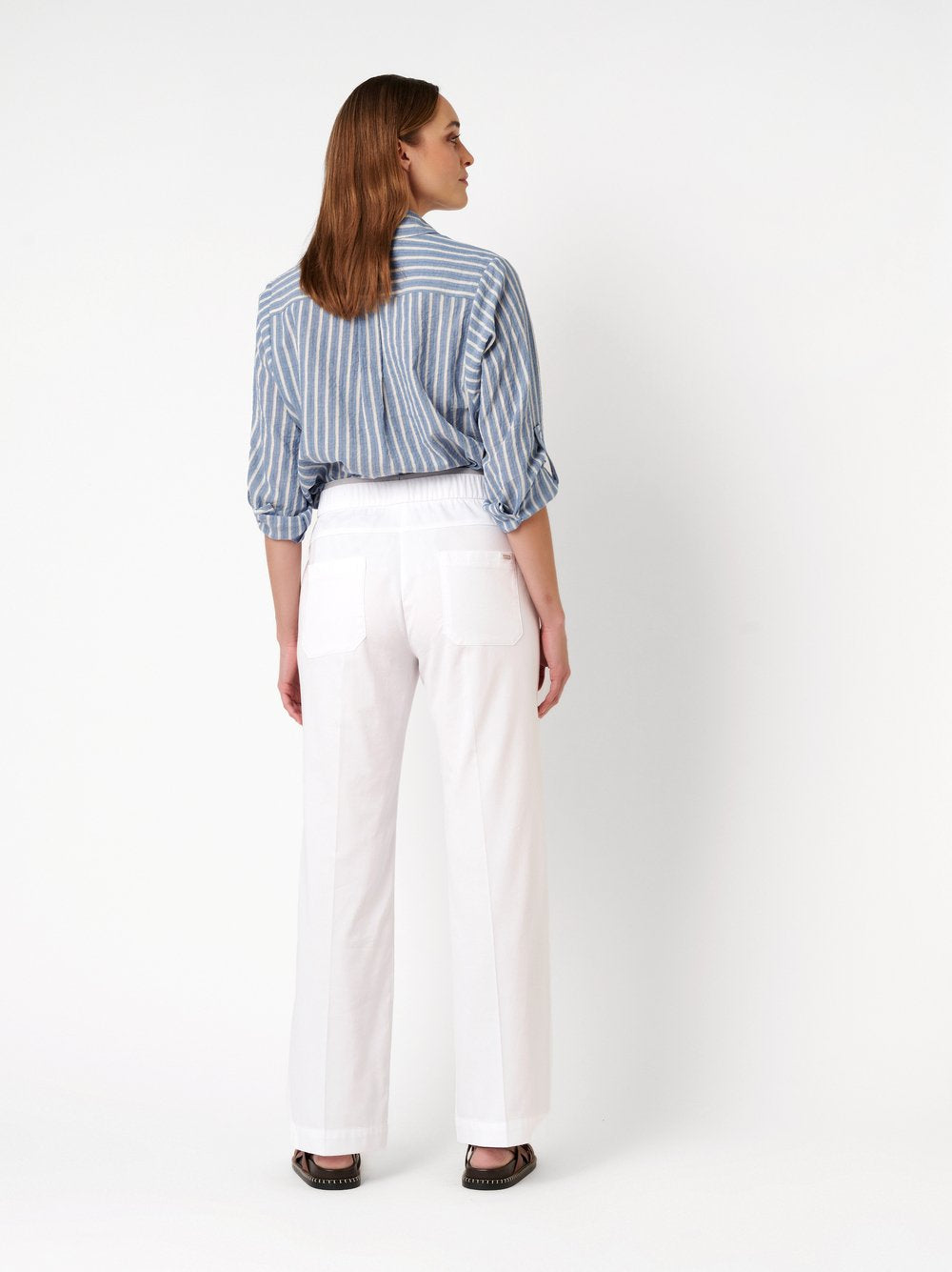 Toni Dress Damen Hosen White
