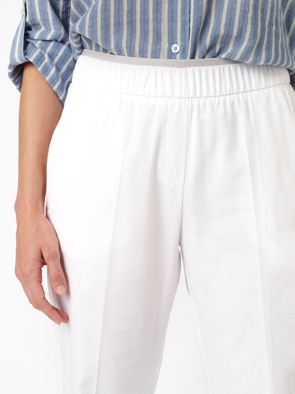 Toni Dress Damen Hosen White