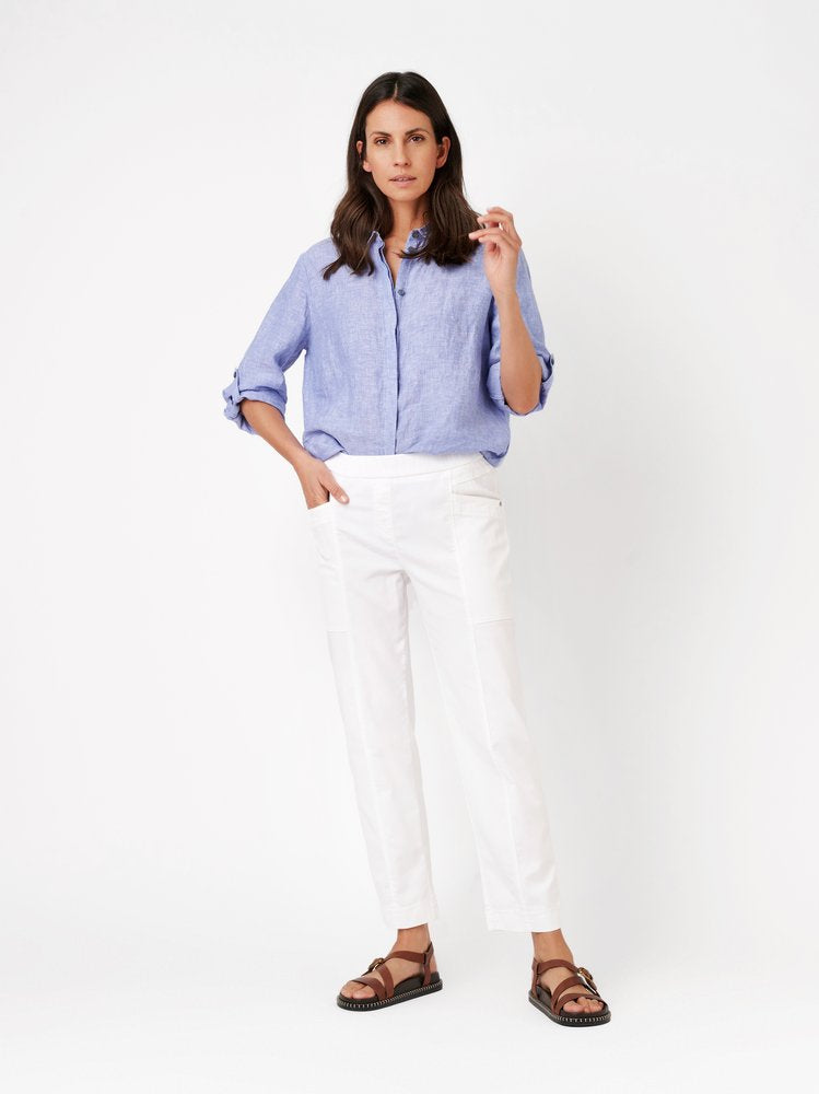 Toni Dress Damen Hosen White