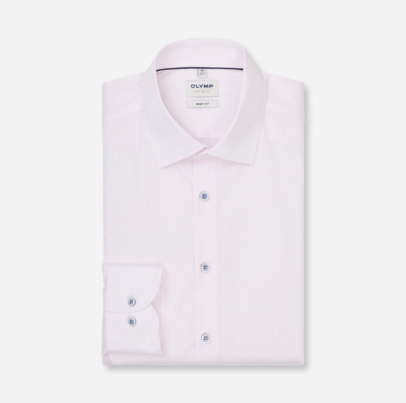 Olymp Herren Hemden lang  Pink