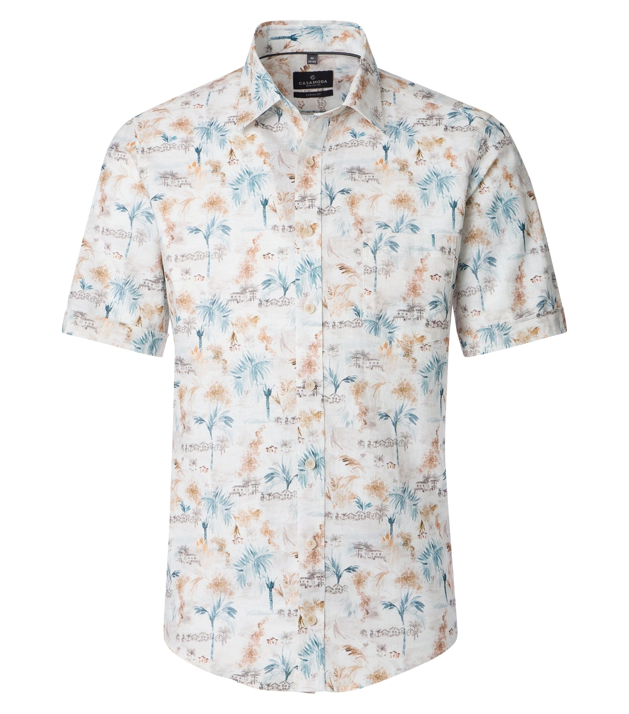 Casa Moda Herren Hemden kurz  Beige