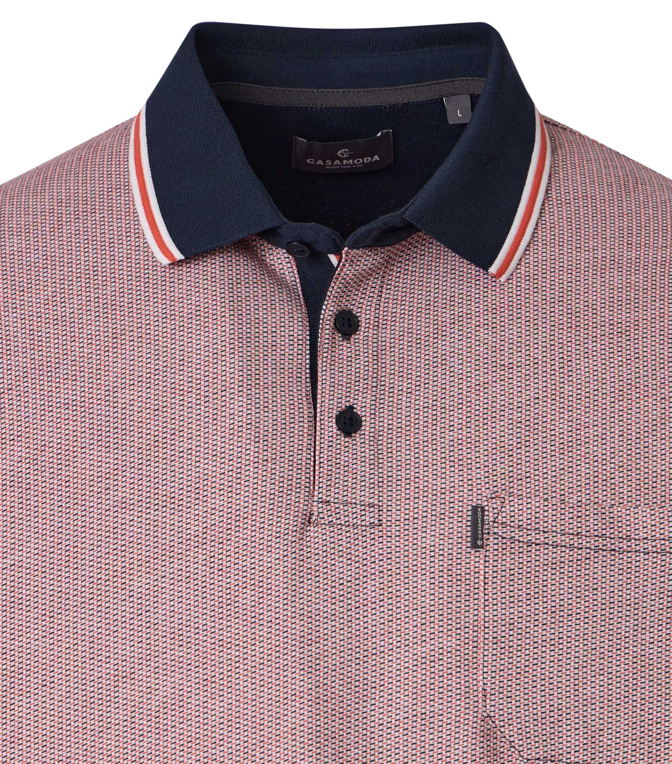 Casa Moda Herren Polo-Shirts  Rot