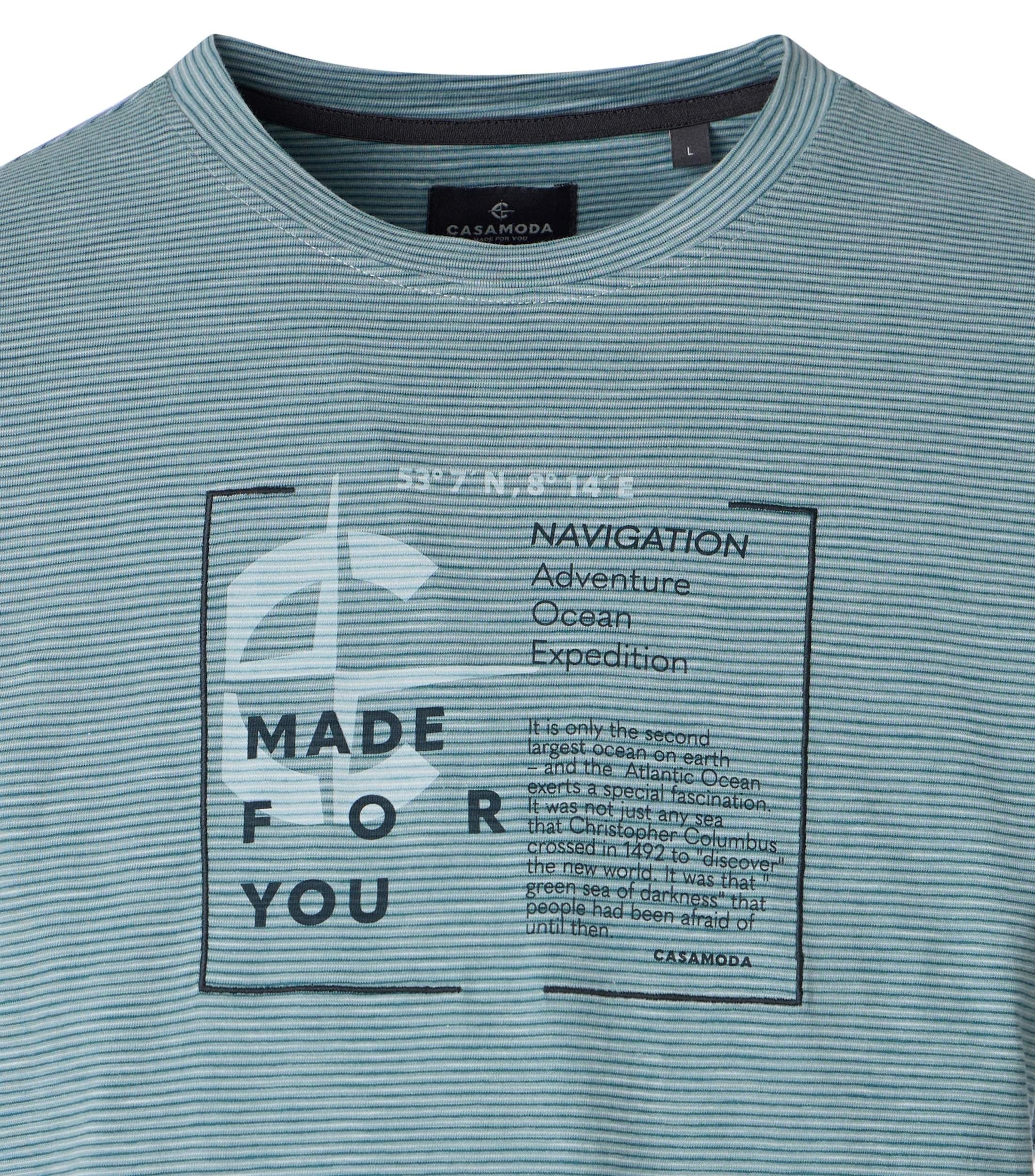 Casa Moda Herren T-Shirts kurz  Tuerkis