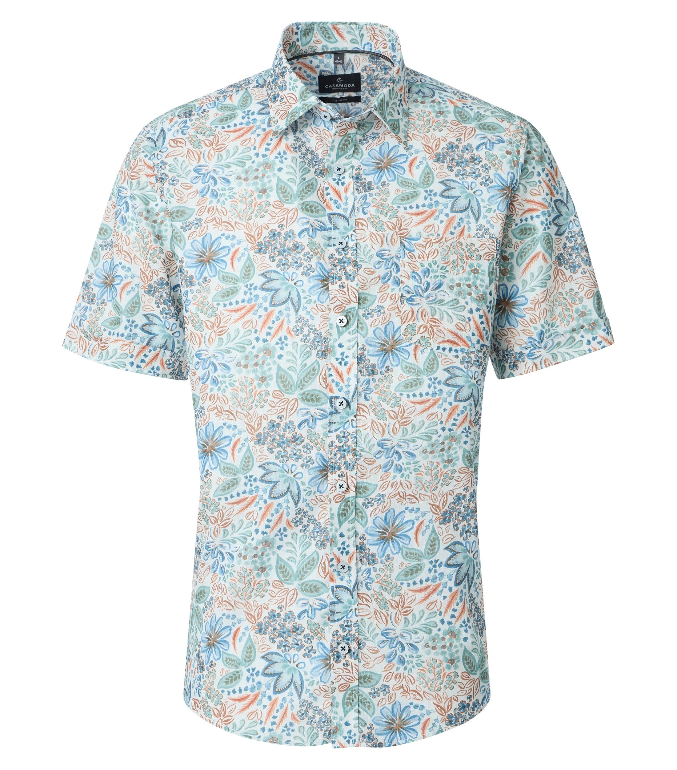 Casa Moda Herren Hemden kurz  Tuerkis