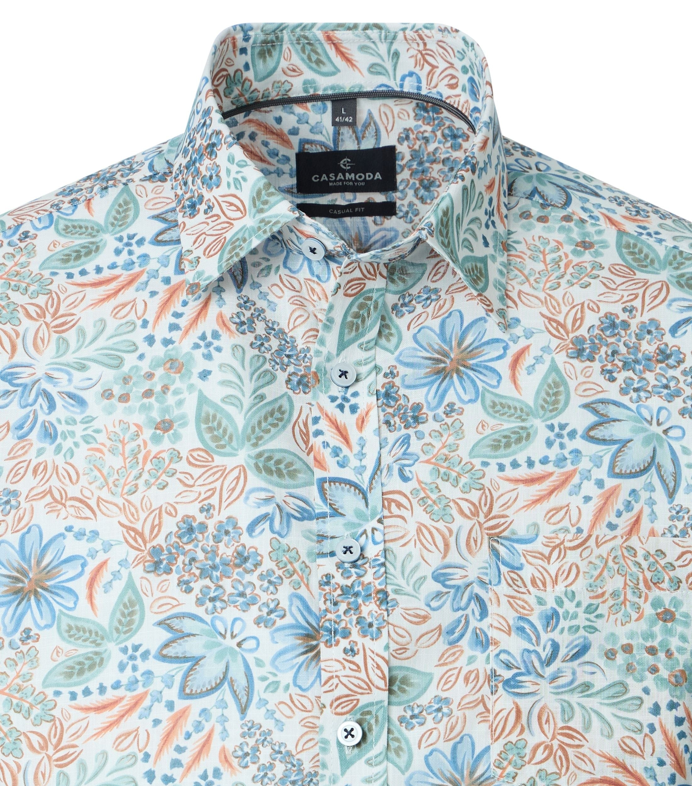 Casa Moda Herren Hemden kurz  Tuerkis