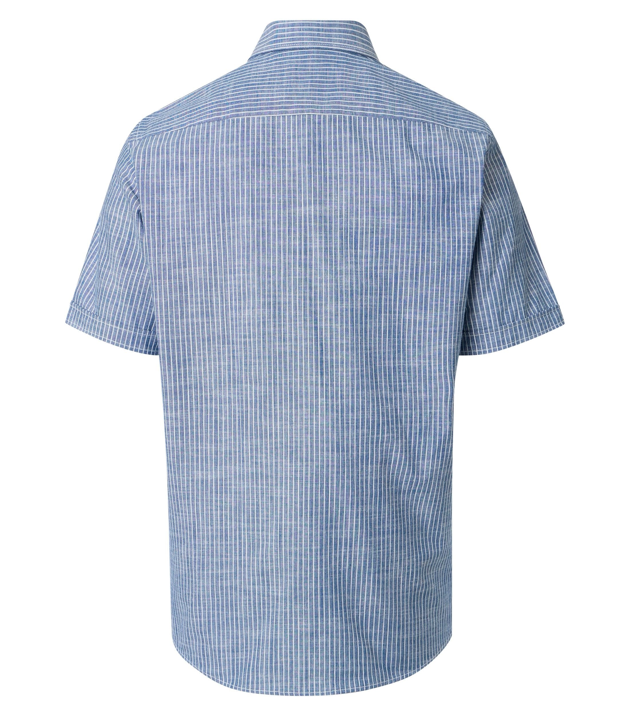 Casa Moda Herren Hemden kurz  Blau