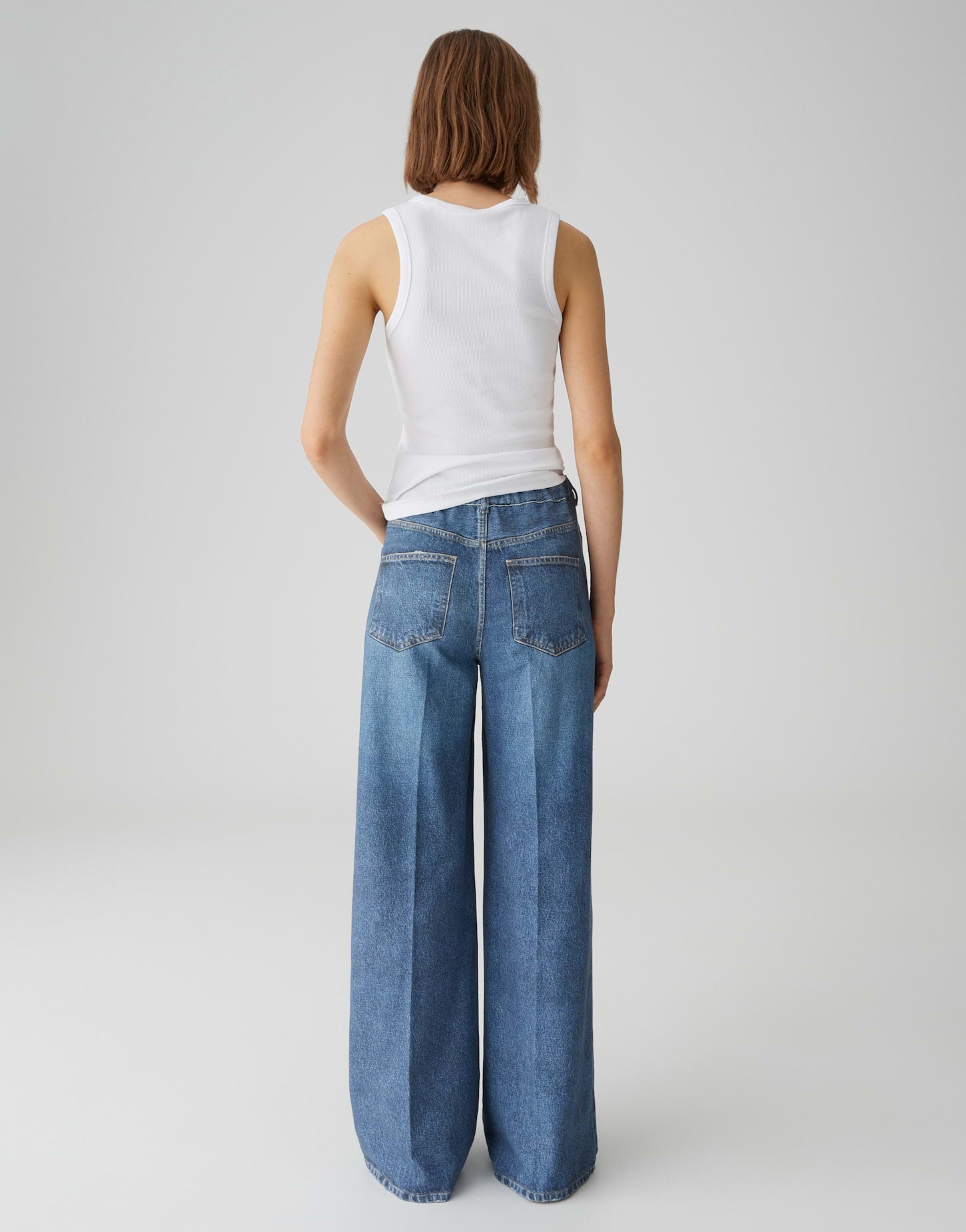 Opus Pants Damen Hosen  Mid Stone