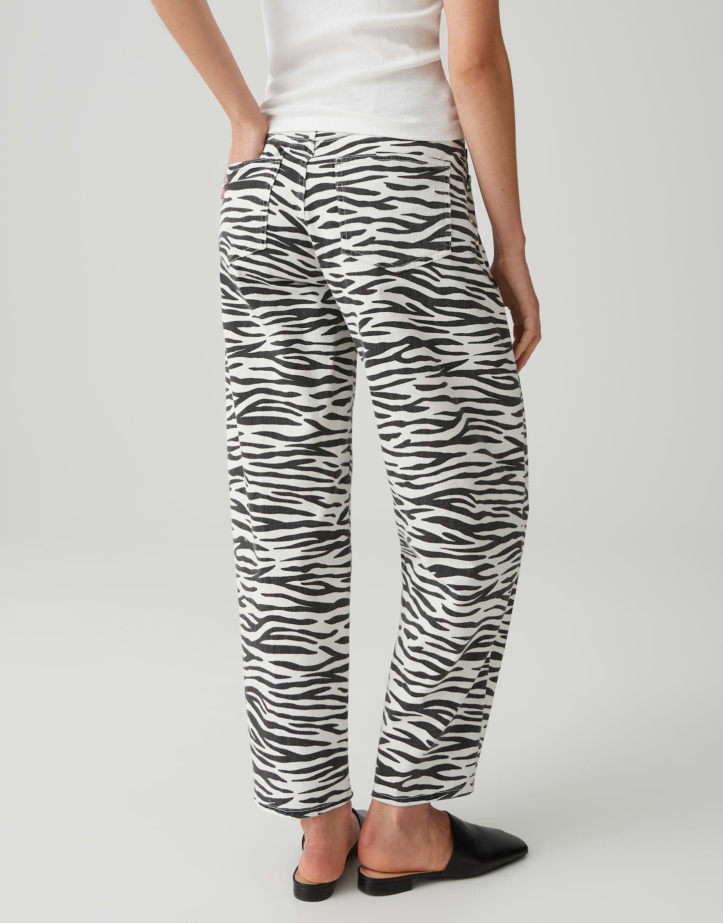 Opus Pants Damen Jeans Black