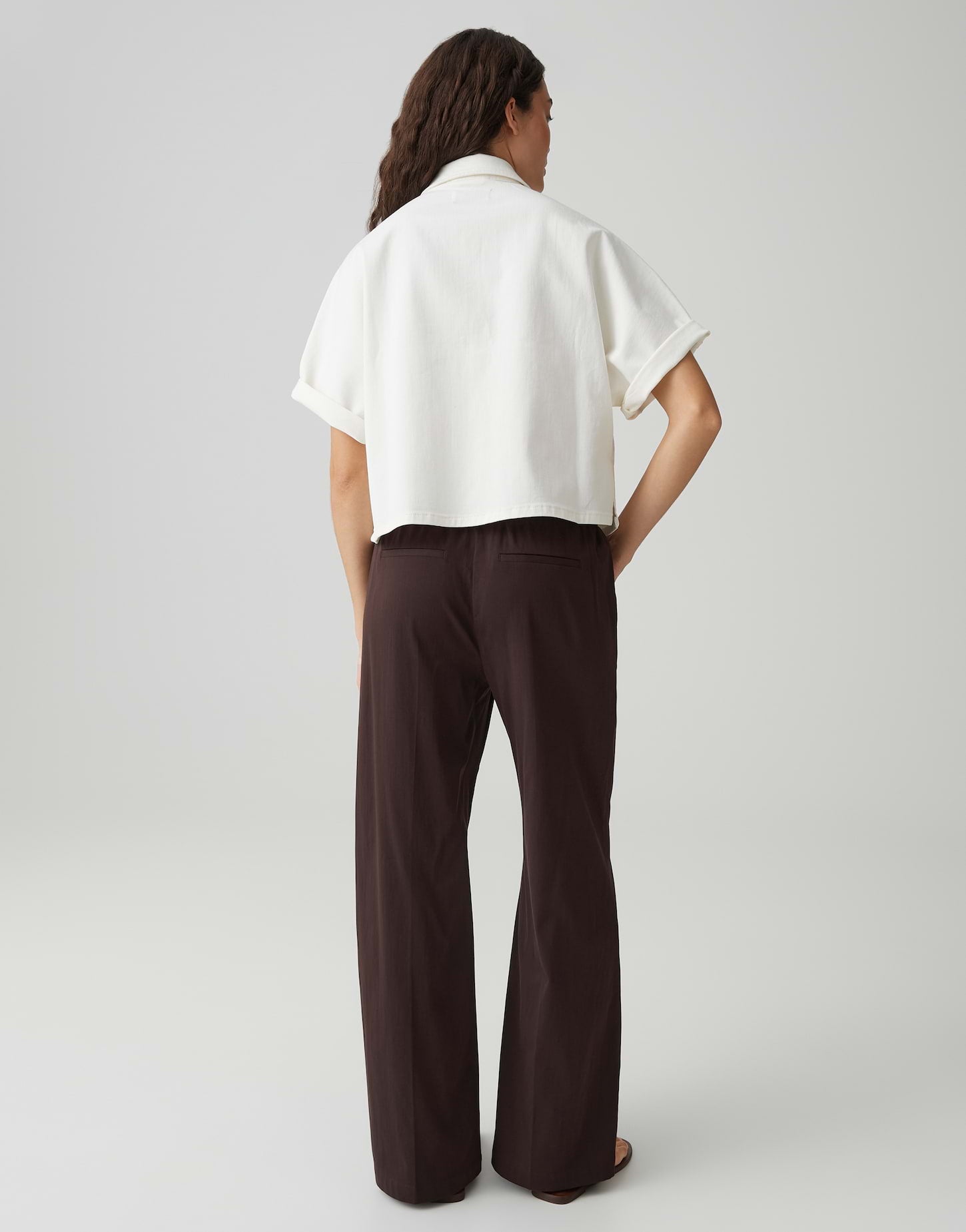 Opus Pants Damen Hosen  Coffee Be