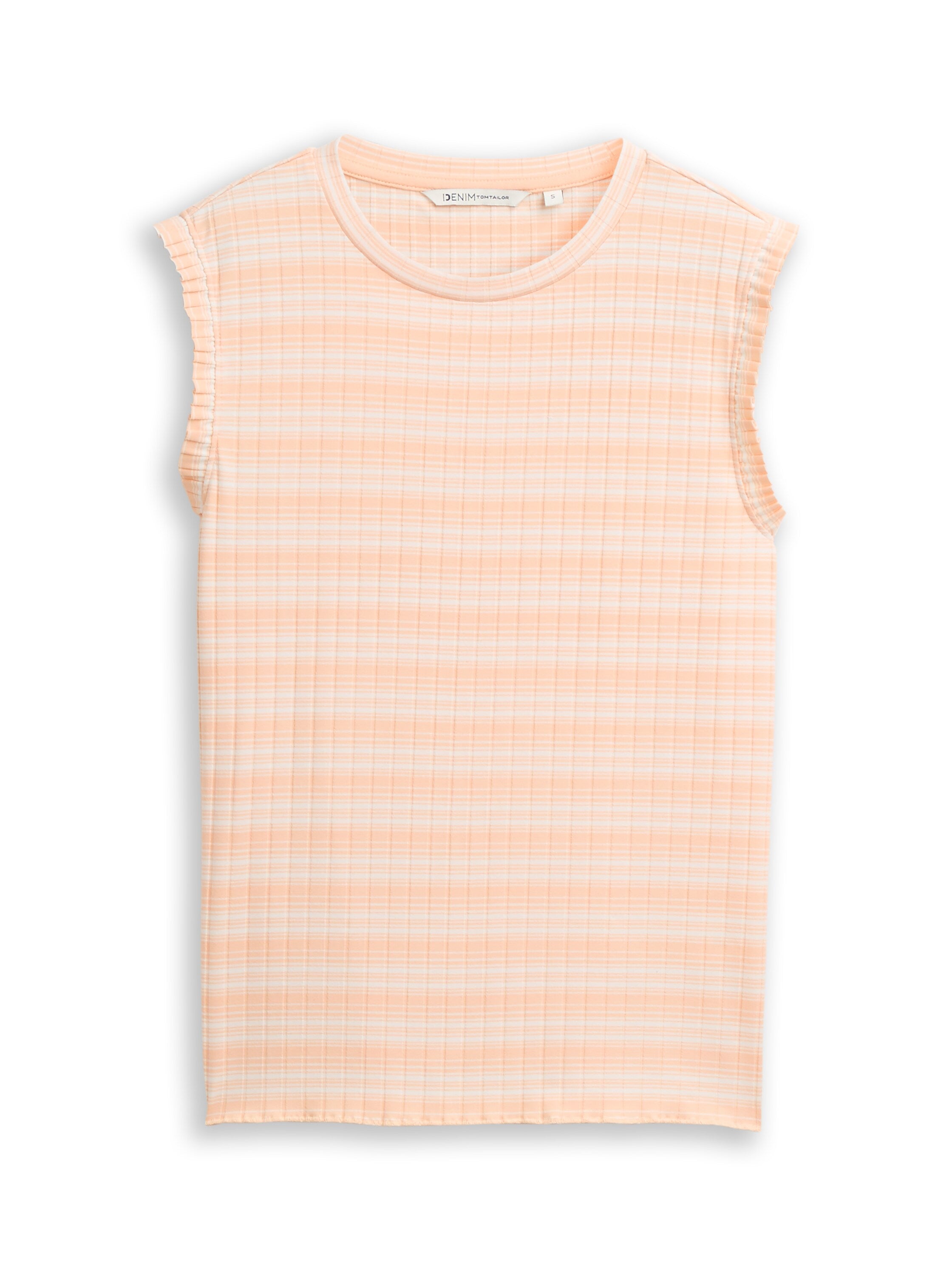 Tom Tailor denim Damen T-Shirts Apricot White G