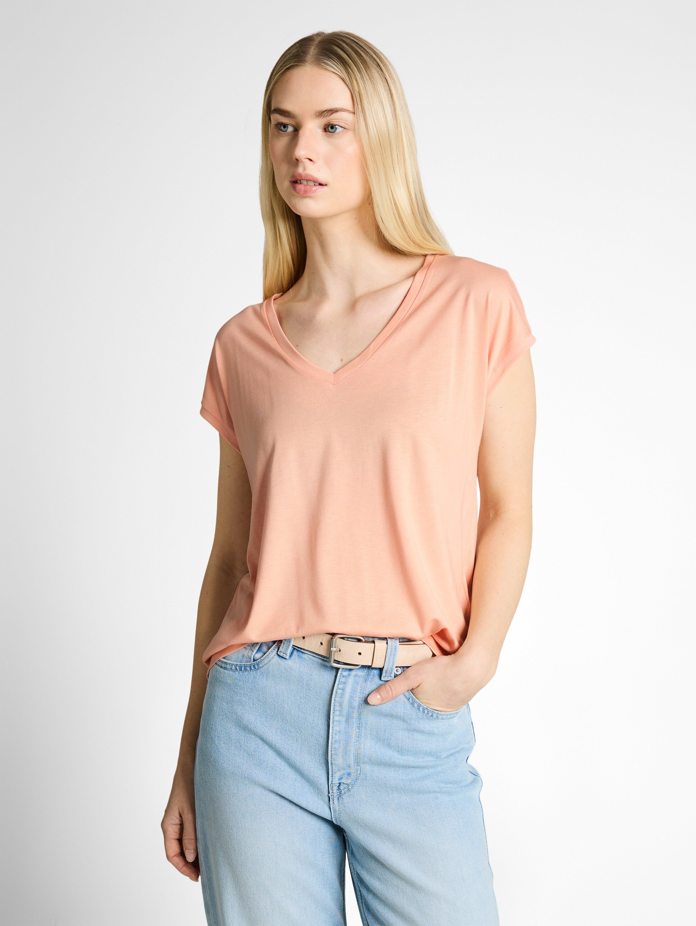 Tom Tailor denim Damen T-Shirts Orange Parfait
