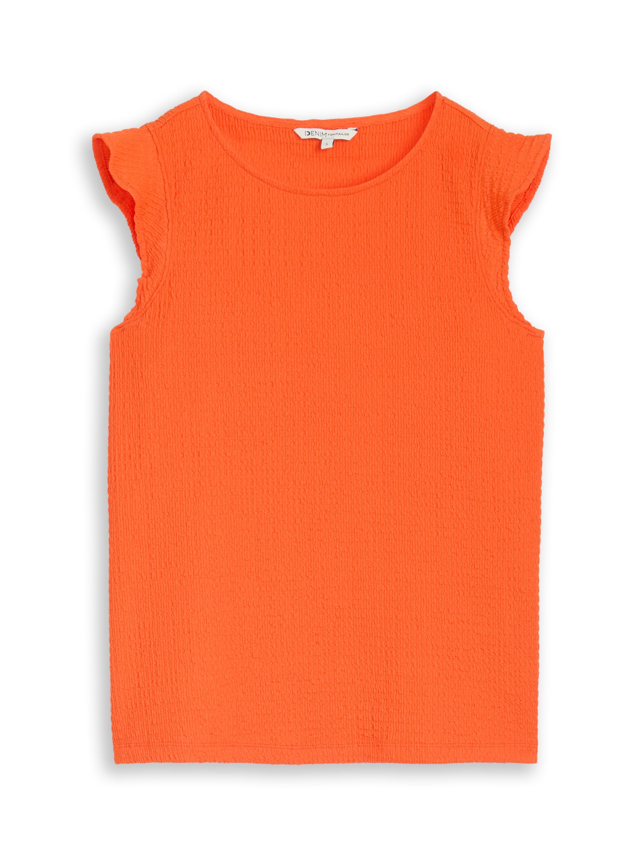 Tom Tailor denim Damen T-Shirts Fiery Orange