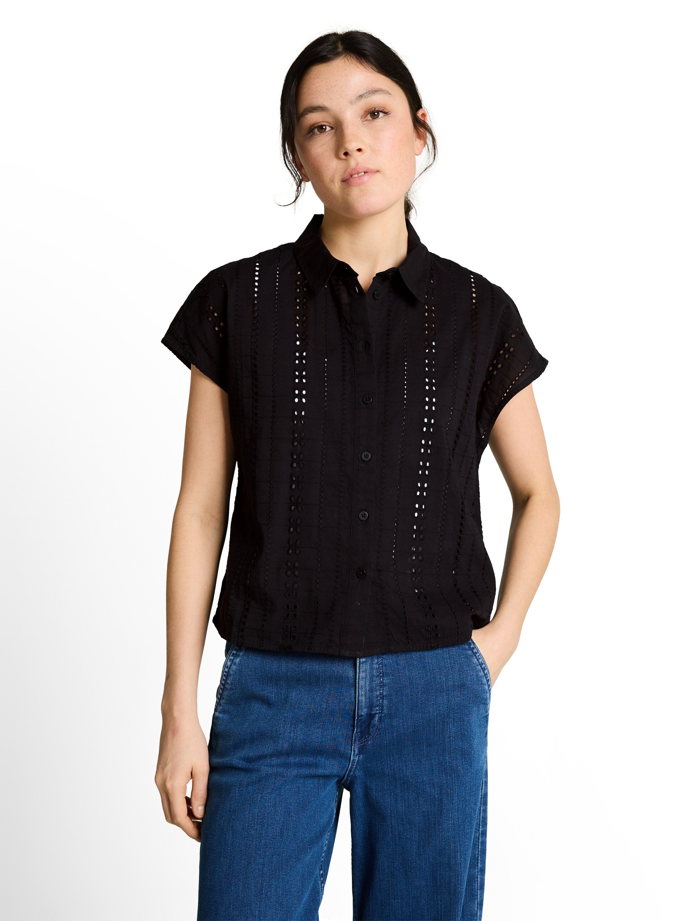 Tom Tailor denim Damen Blusen Deep Black
