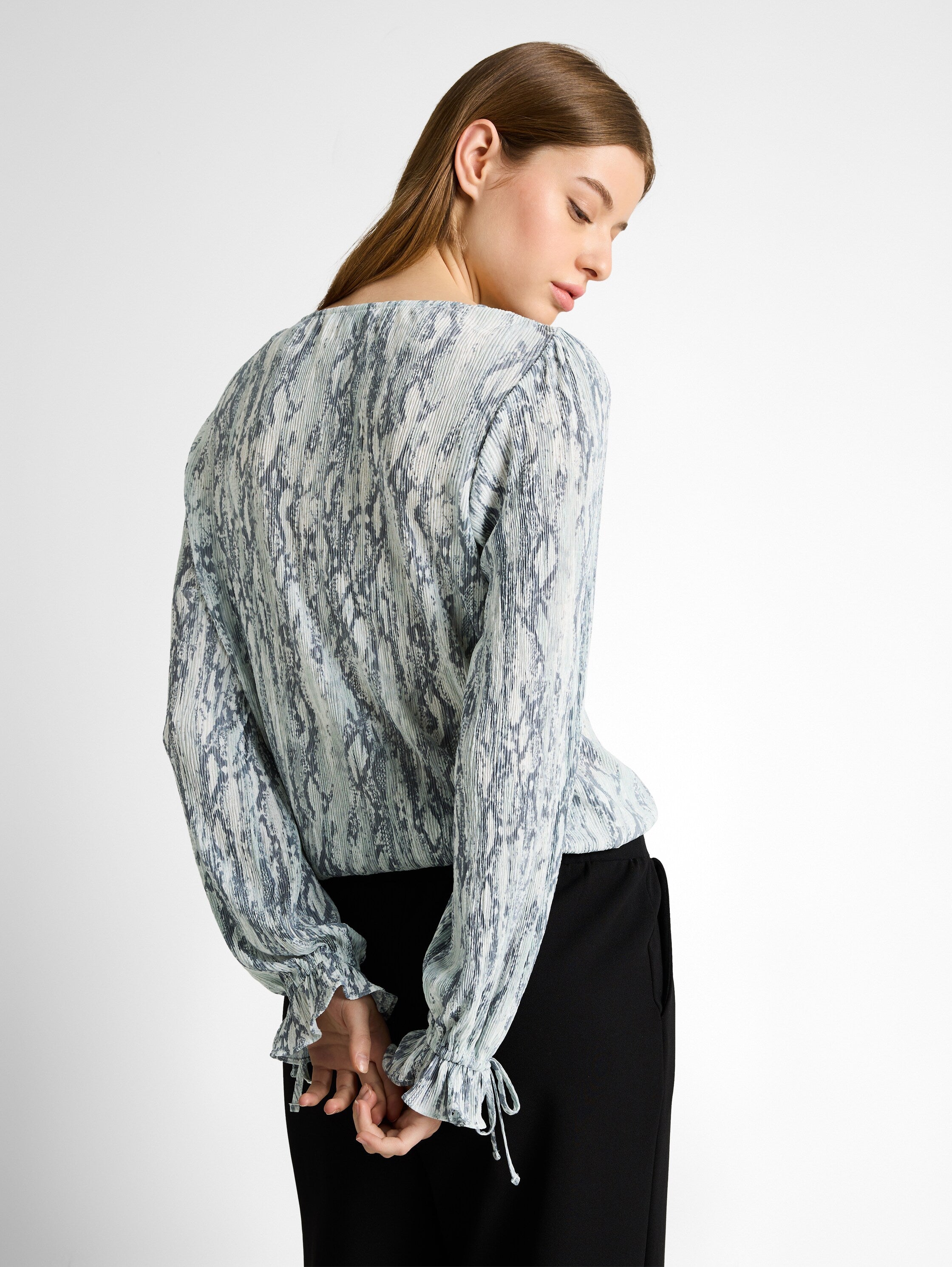 Tom Tailor denim Damen Blusen Faded Snake Pri