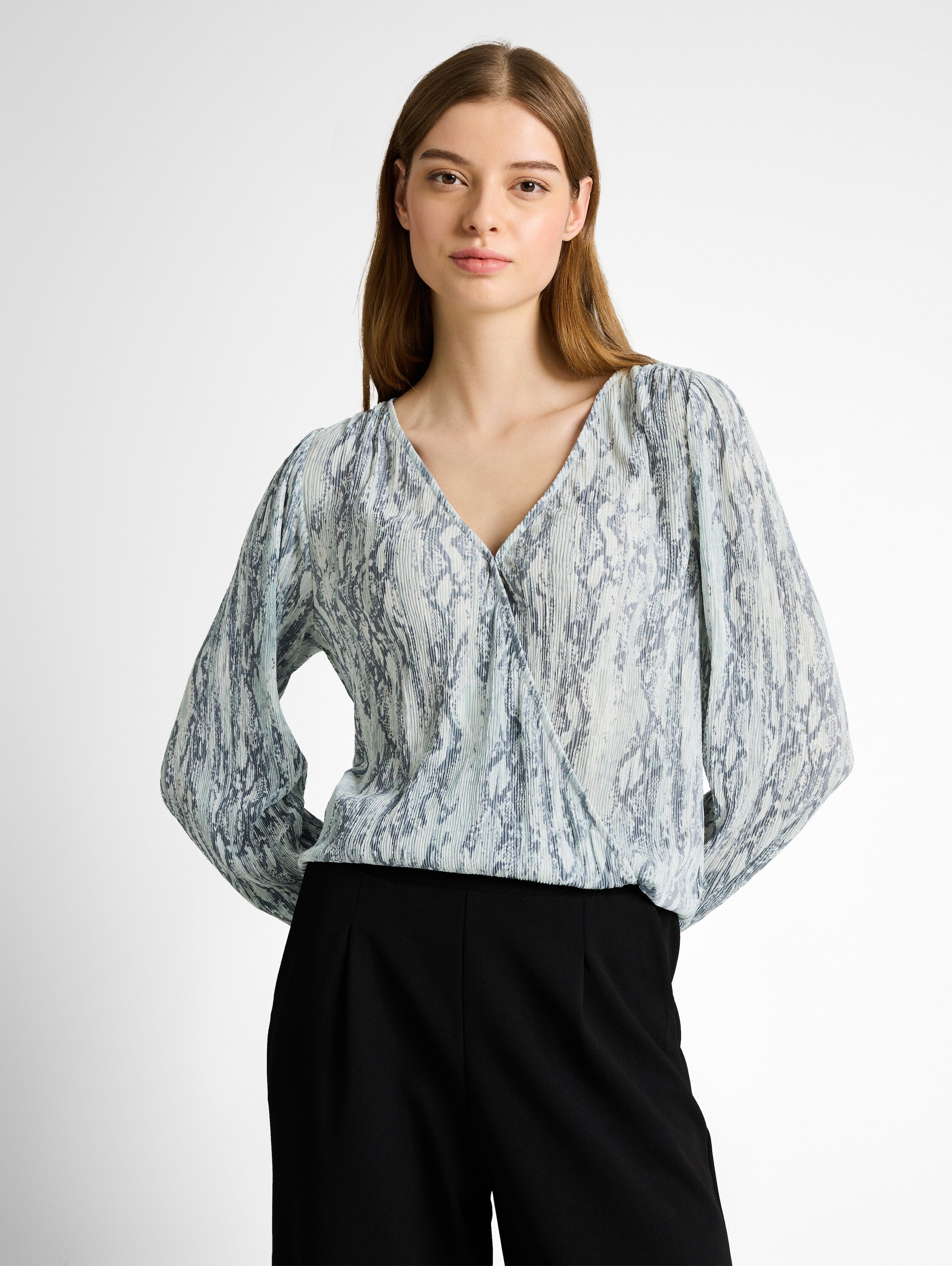 Tom Tailor denim Damen Blusen Faded Snake Pri