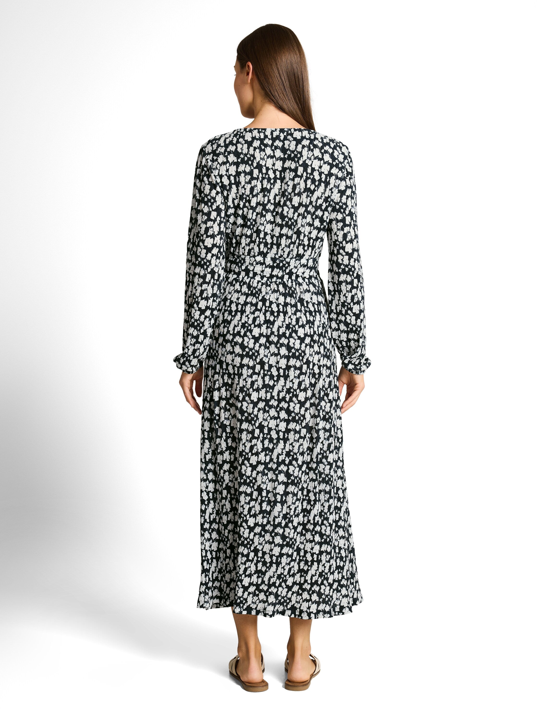 Tom Tailor Damen Kleider Blue Ginkgo Min