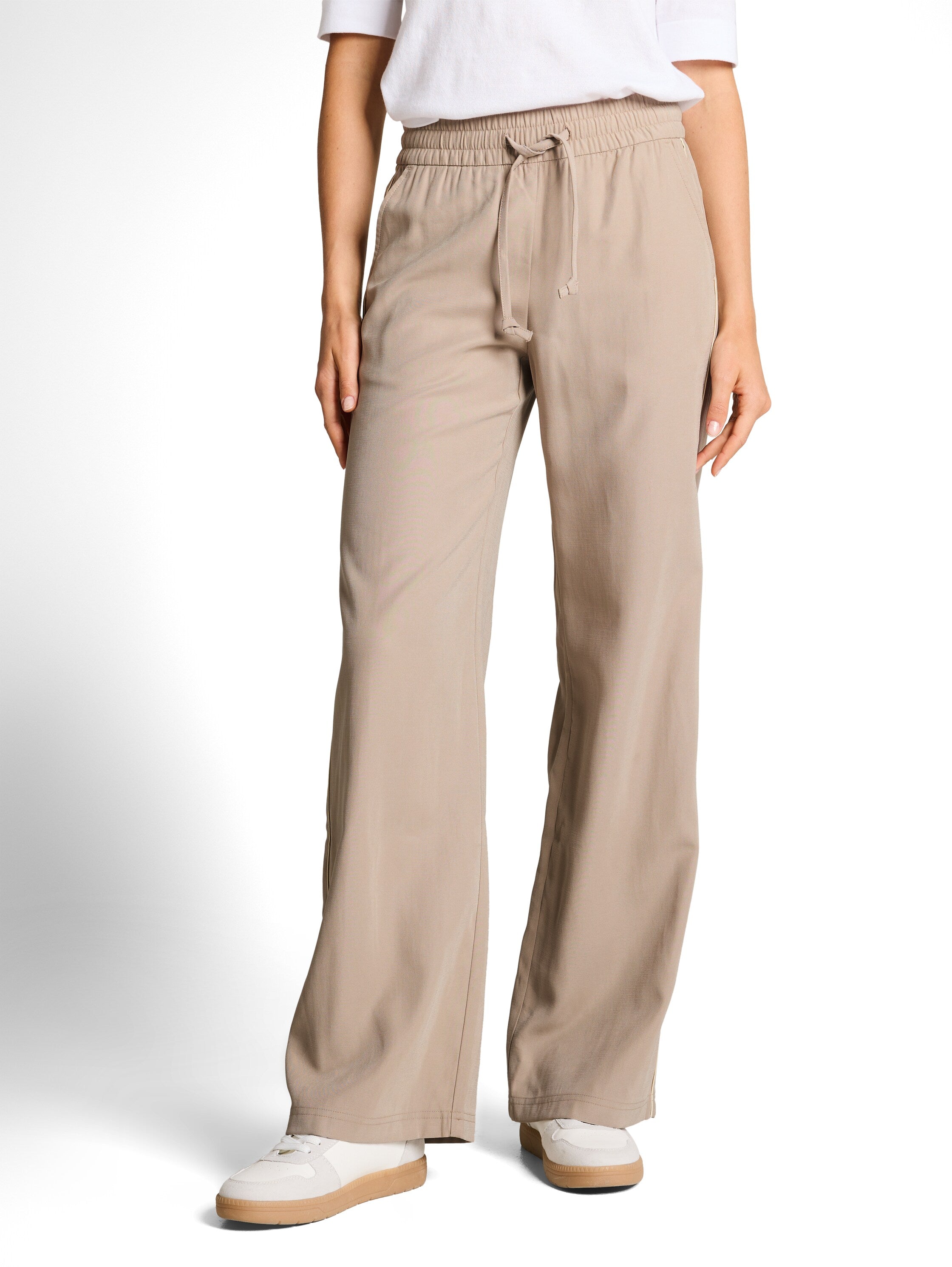 Tom Tailor Damen Hosen Soft Taupe Grey