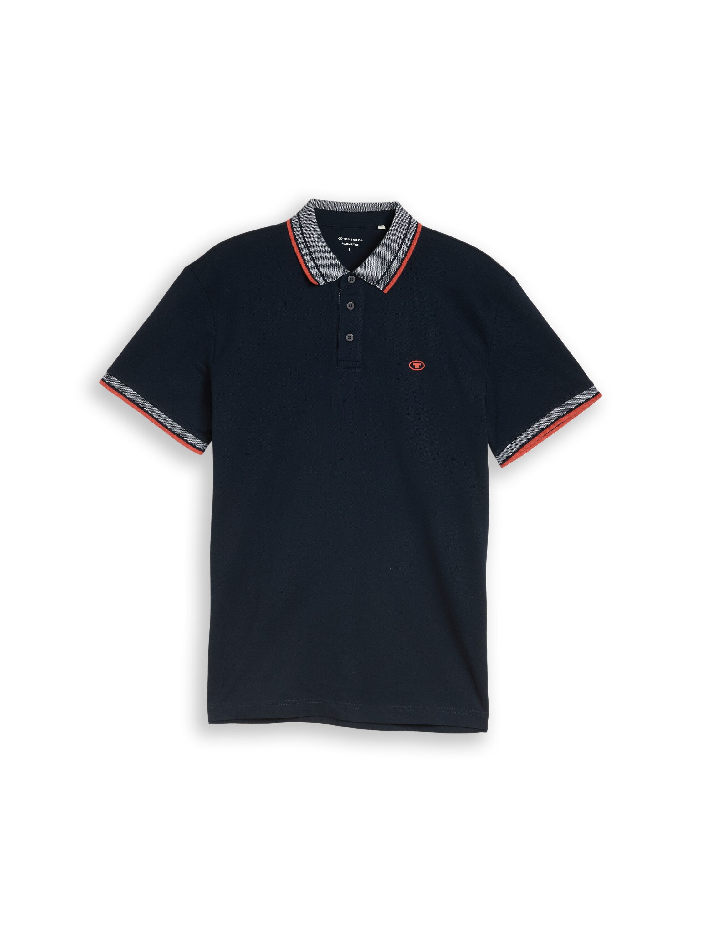 Tom Tailor Herren Polo-Shirts Sky Captain Blu