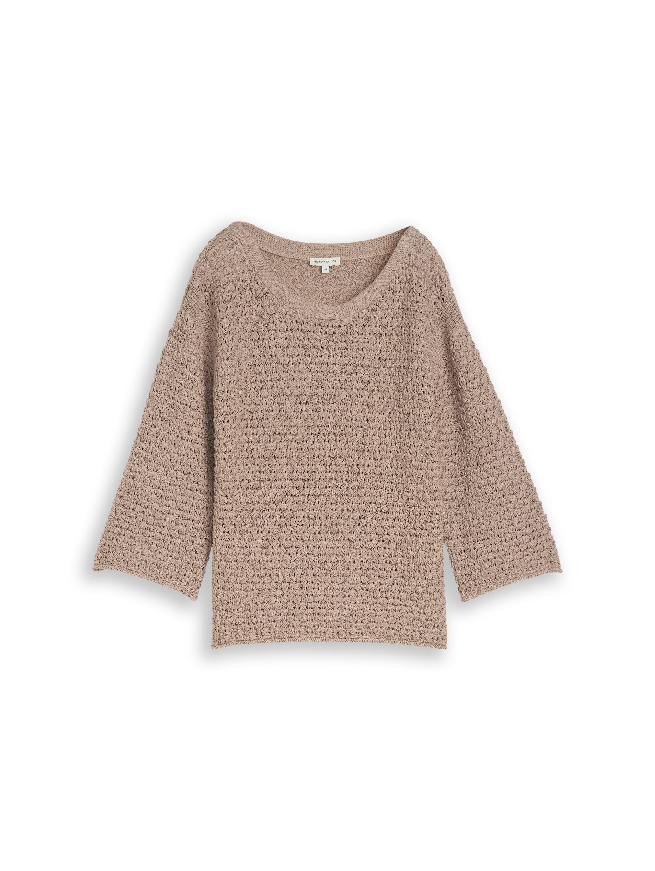 Tom Tailor Damen Pullover Soft Taupe Grey