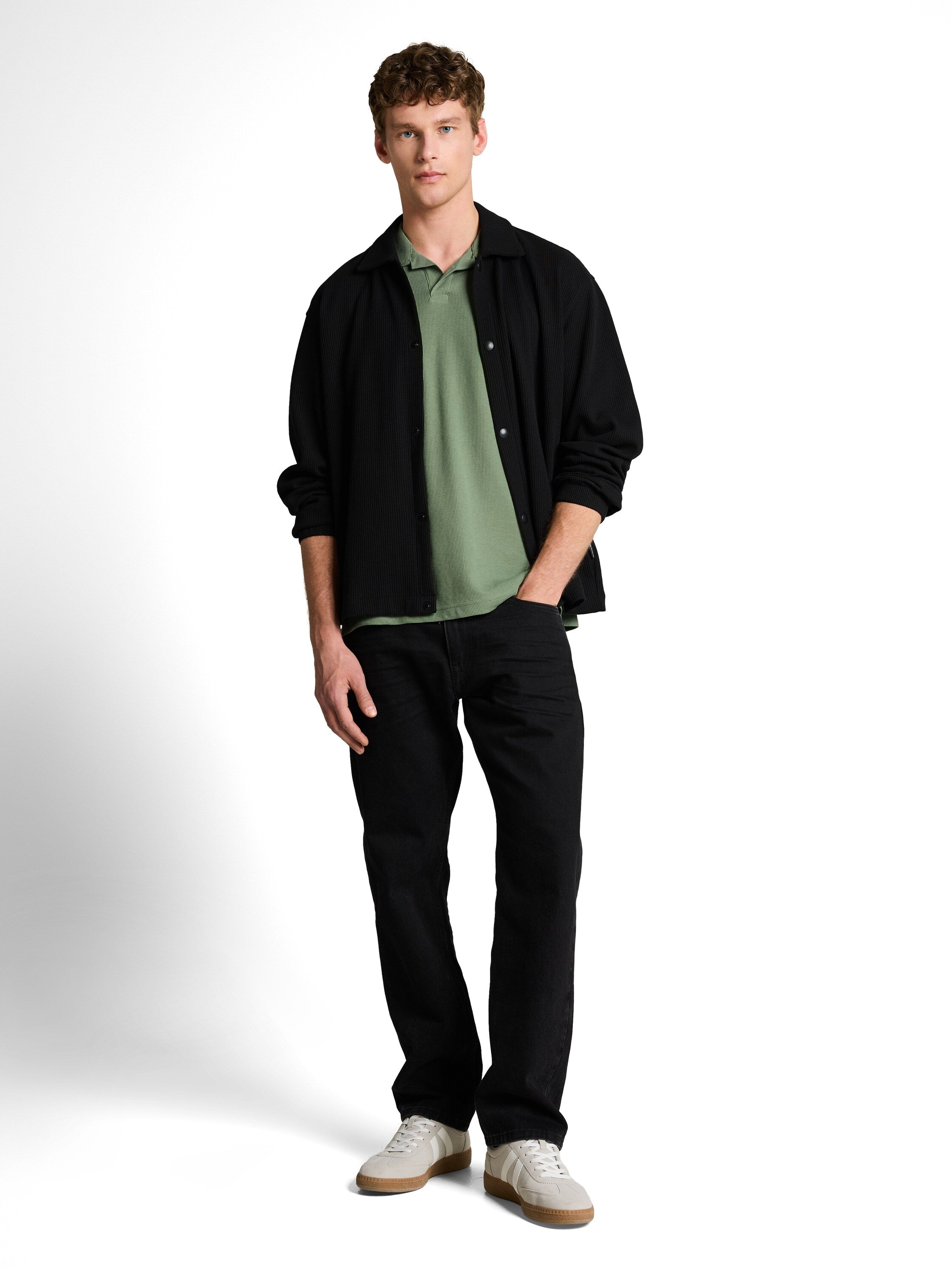 Tom Tailor denim Herren Polo-Shirts Sea Spray