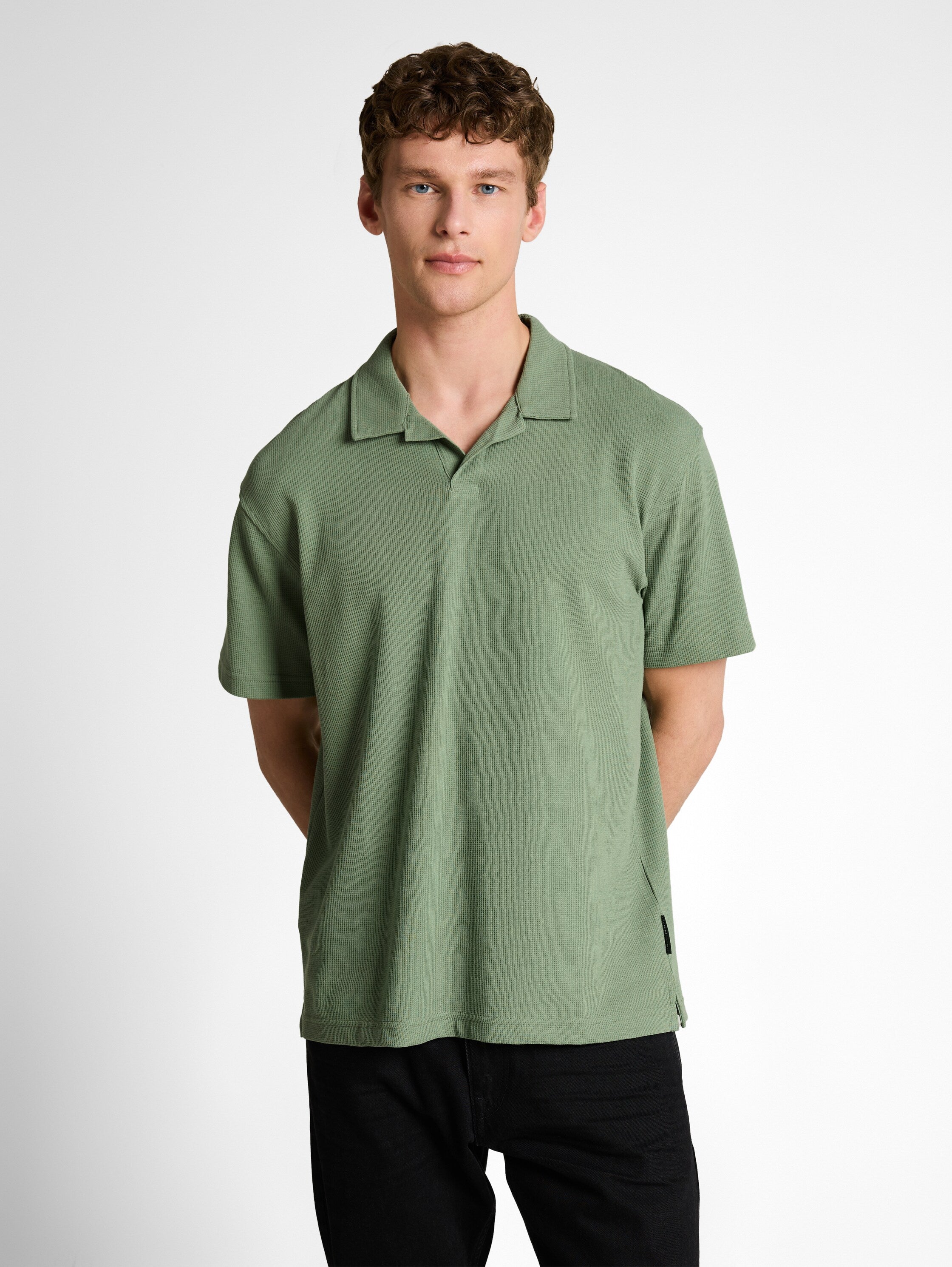 Tom Tailor denim Herren Polo-Shirts Sea Spray