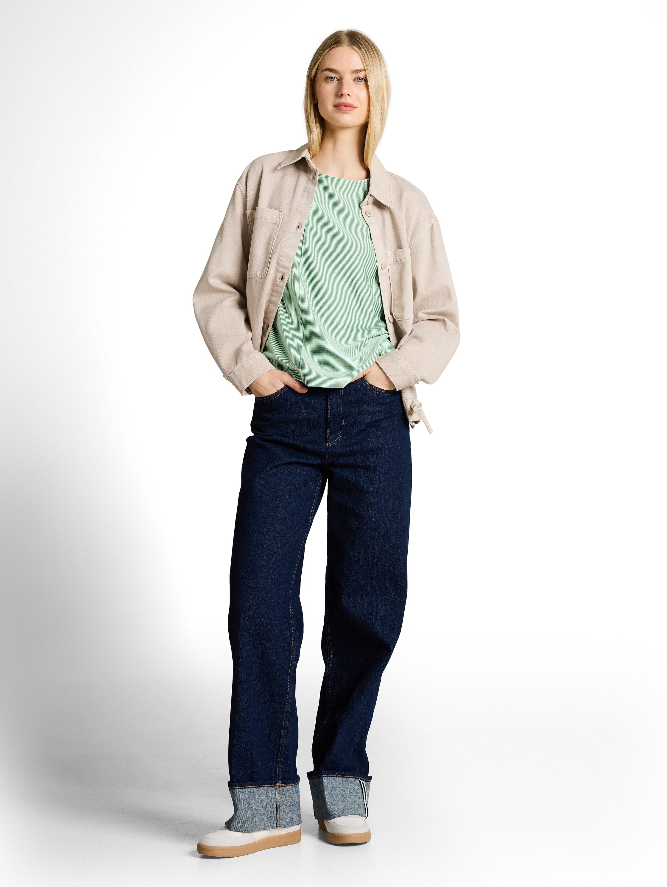 Tom Tailor denim Damen T-Shirts Small Tonal Mat