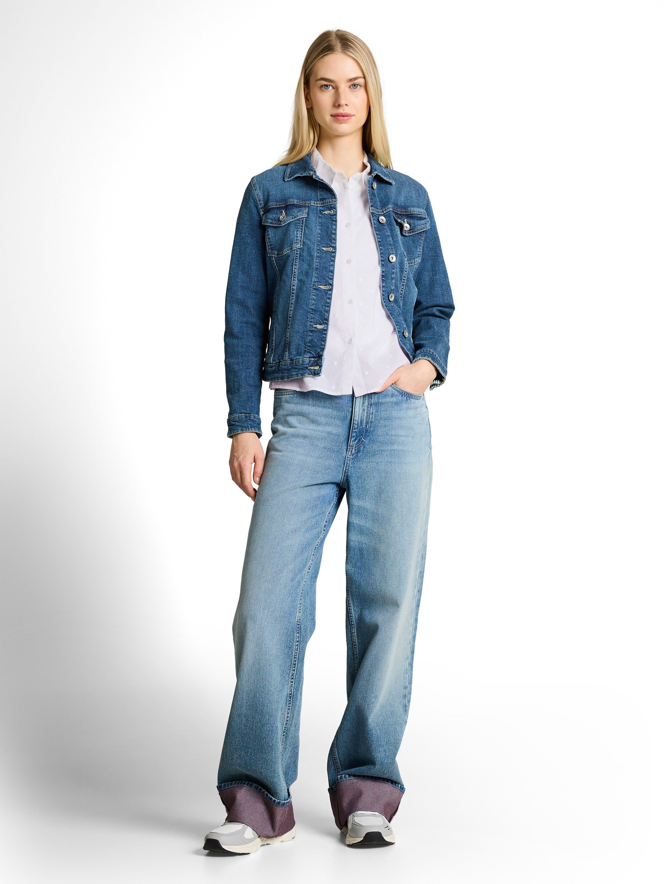 Tom Tailor denim Damen Blusen White