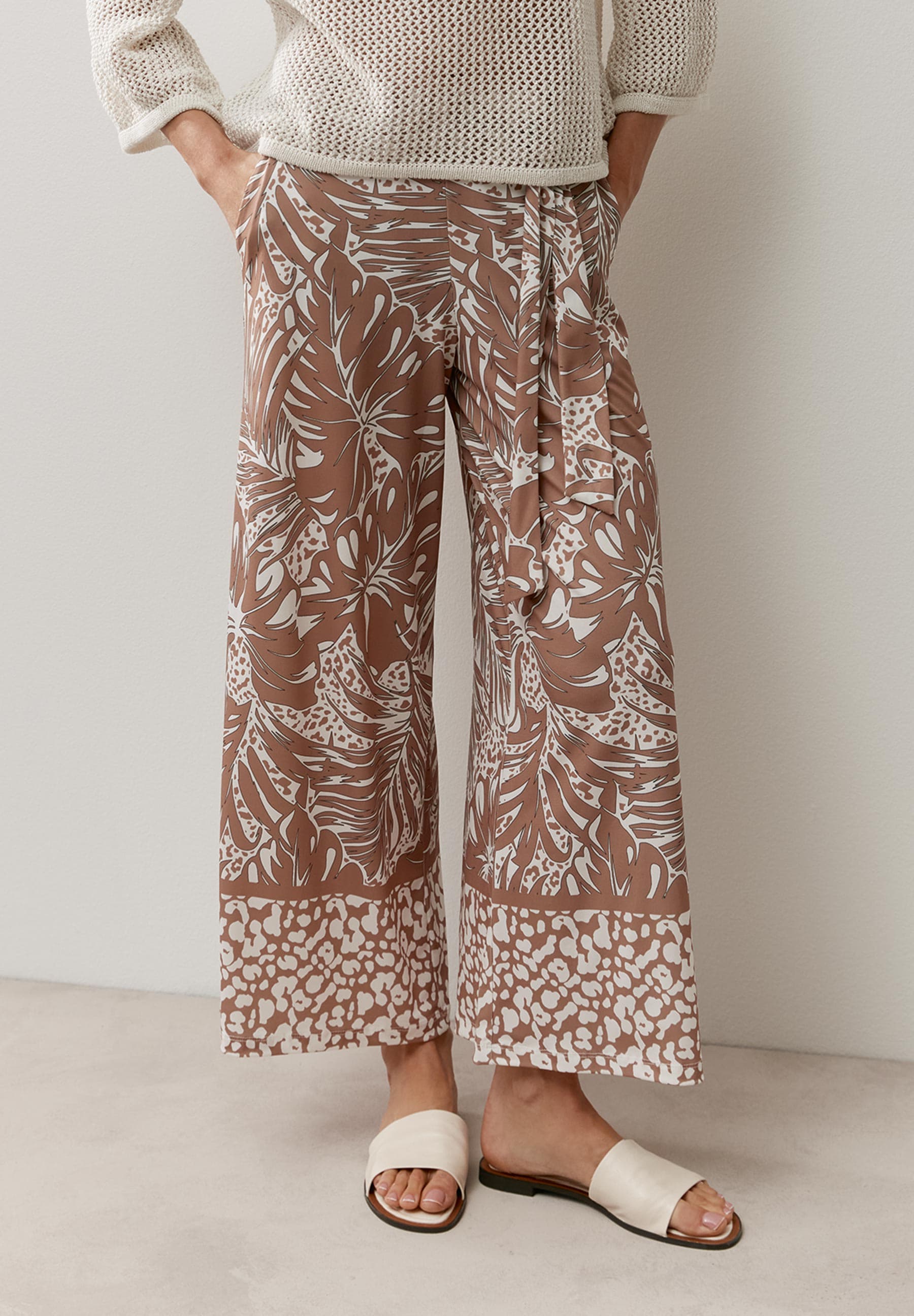 More & More Damen Hosen  Twotone Le