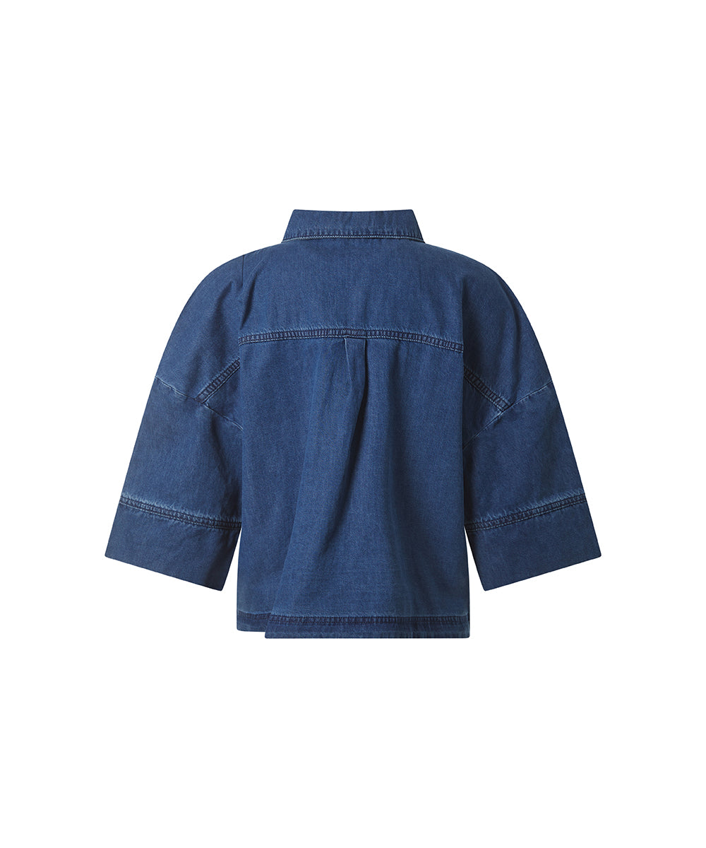 Timezone Damen Blusen  Light Blu
