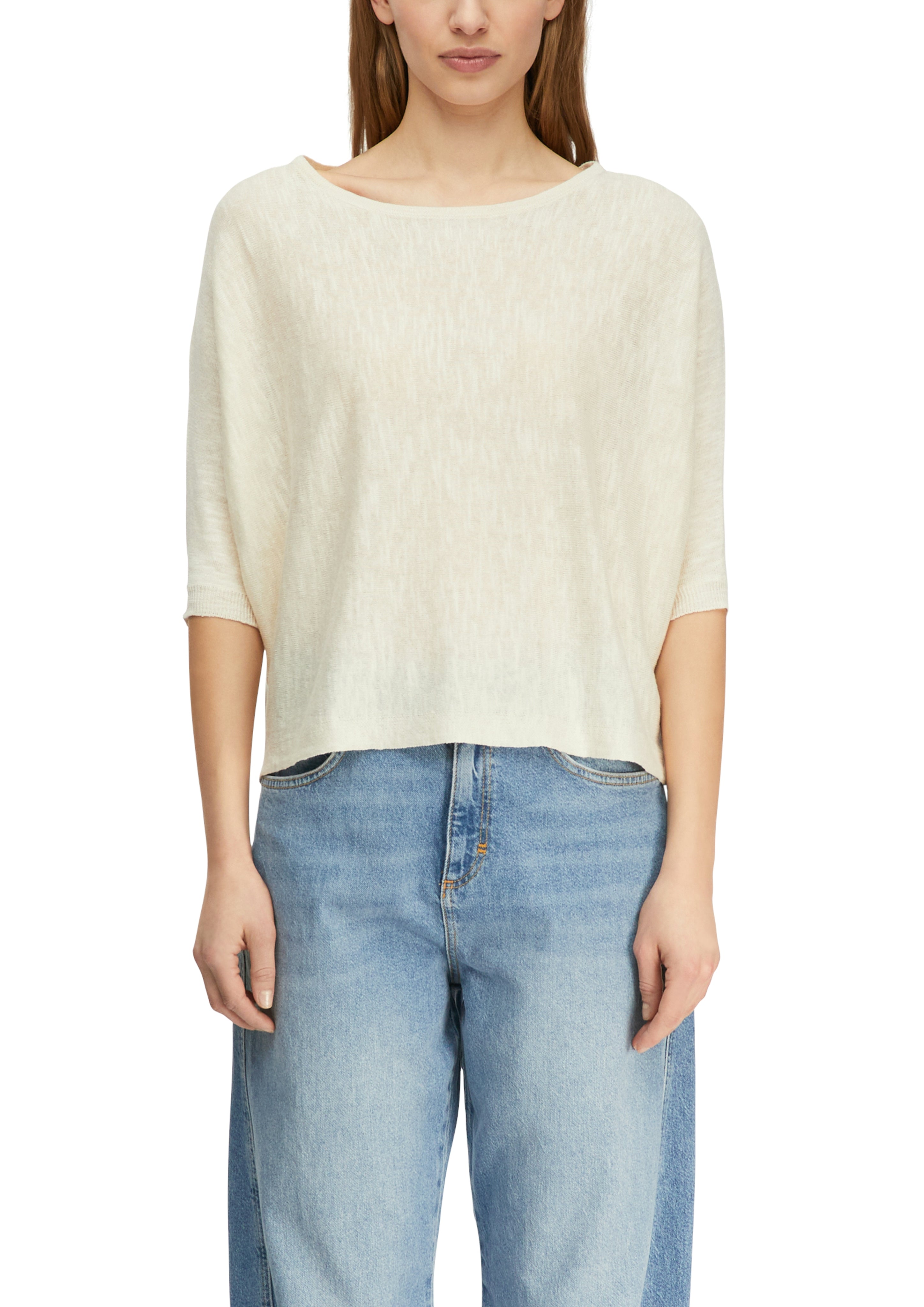 Comma Damen Pullover White