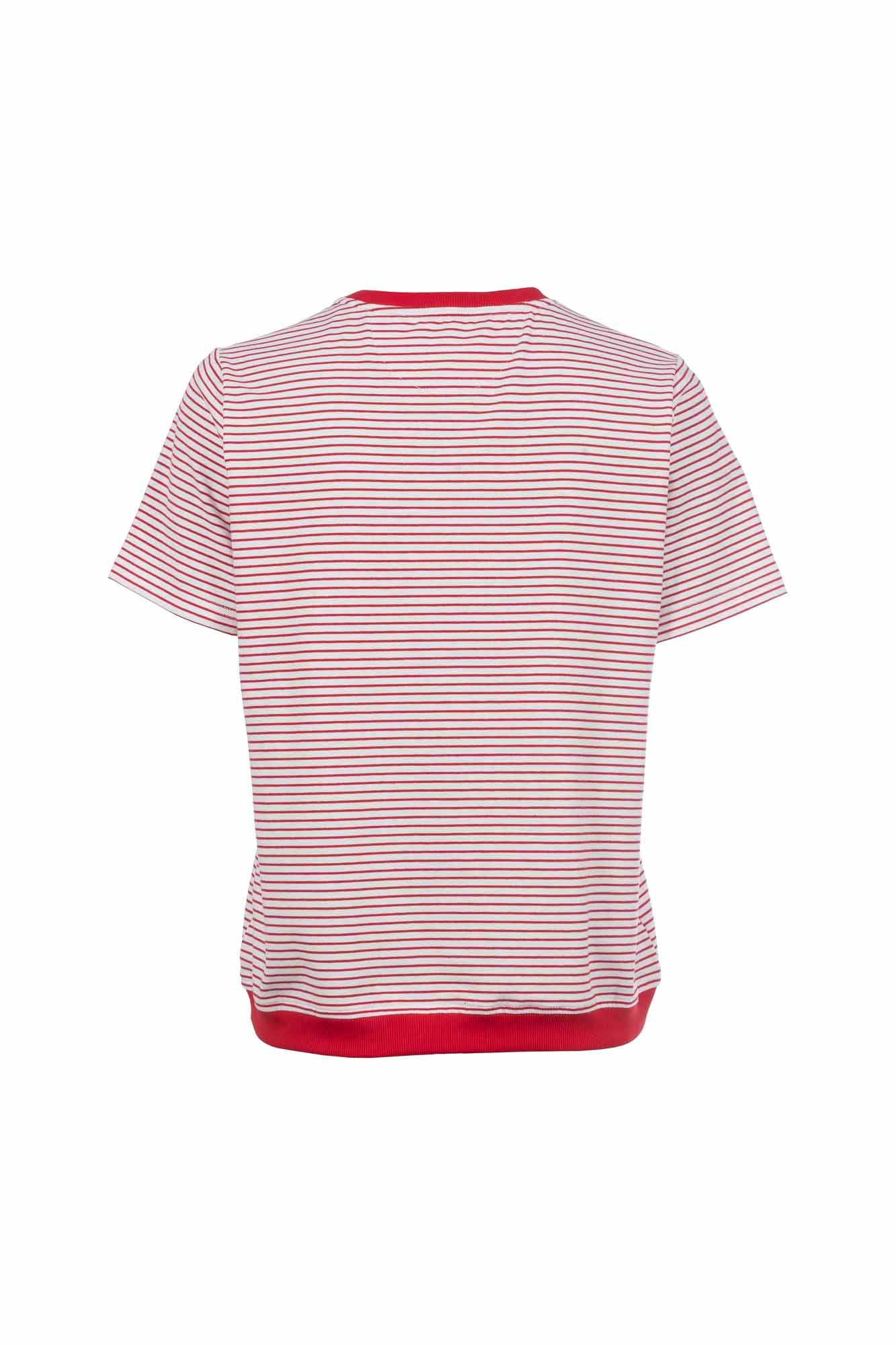 Soquesto Damen T-Shirts Rot Klassic