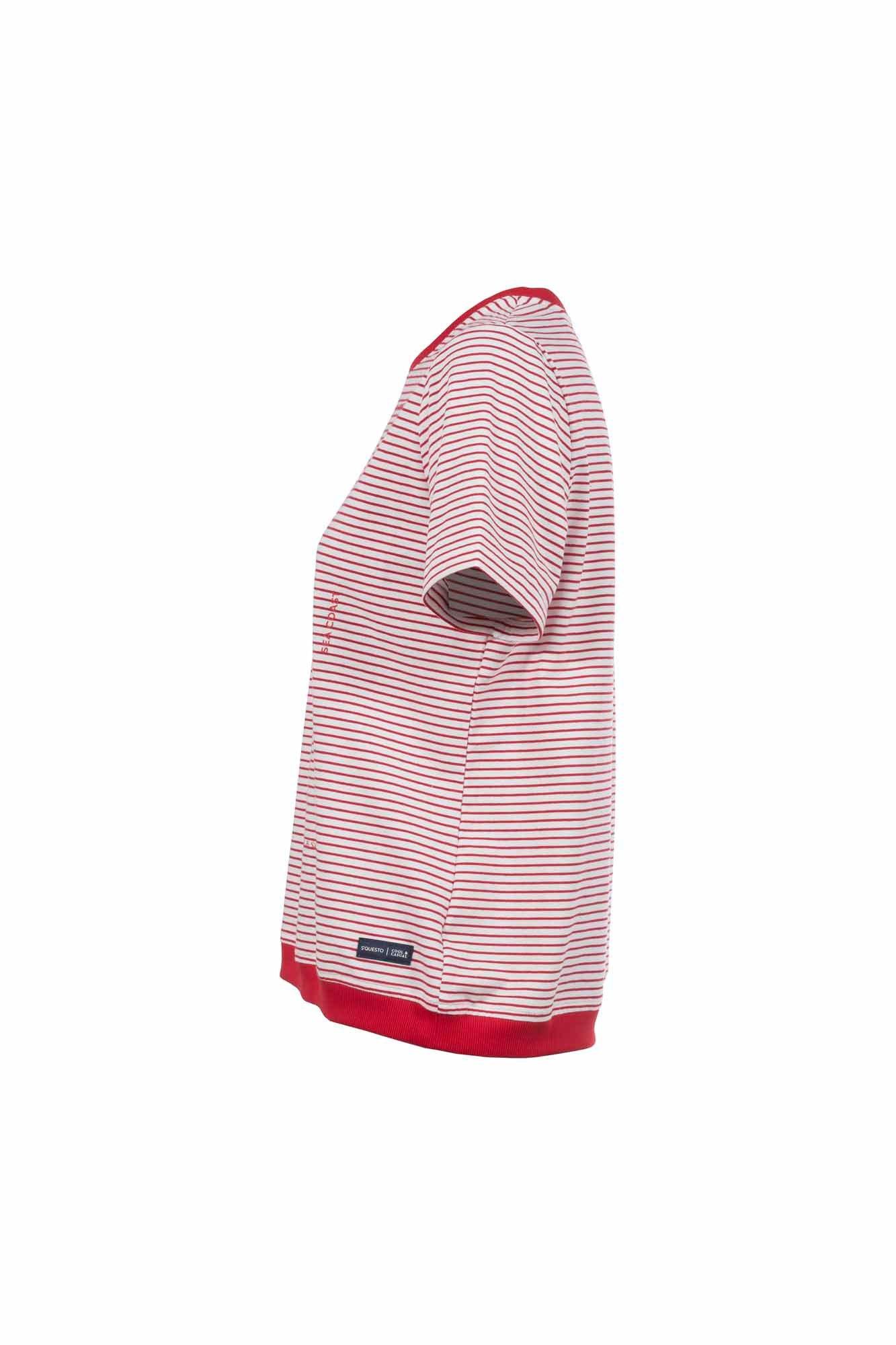 Soquesto Damen T-Shirts Rot Klassic