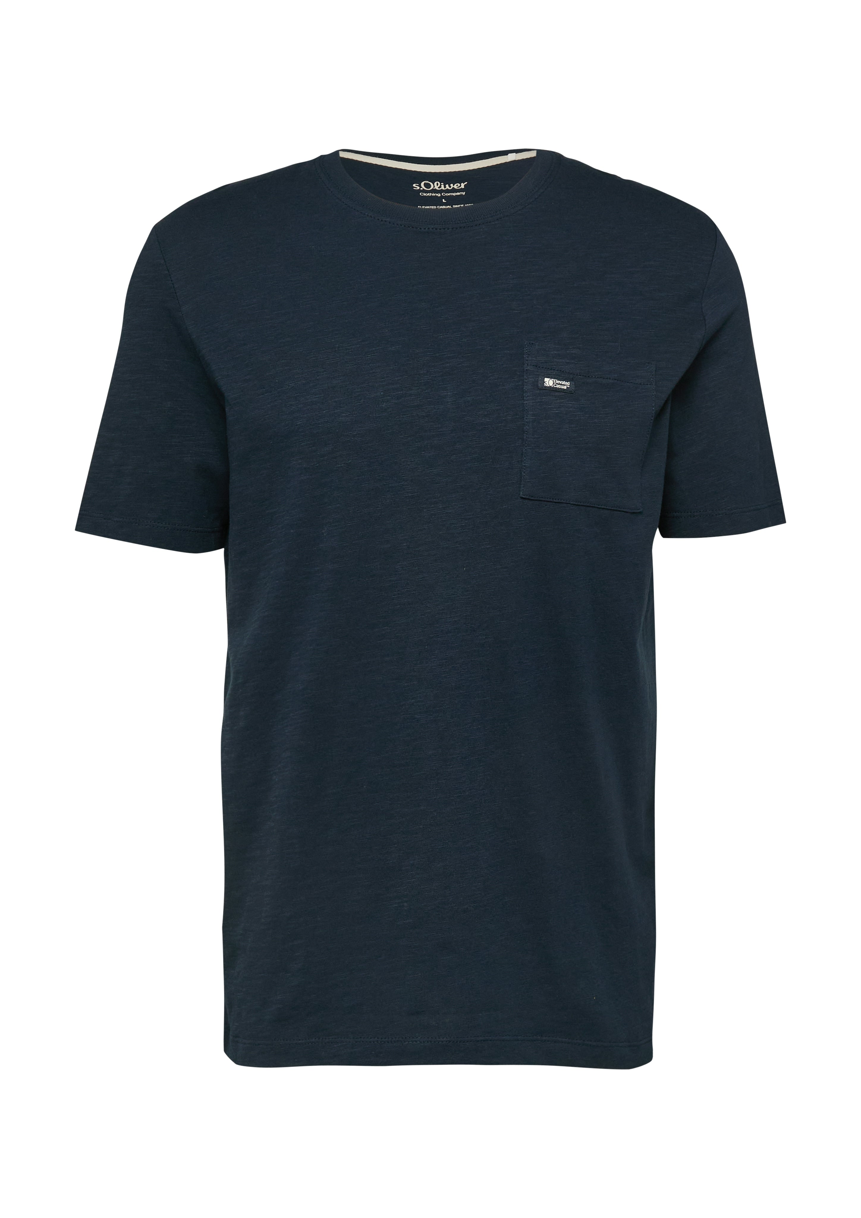 S. Oliver red Herren T-Shirts kurz Blue