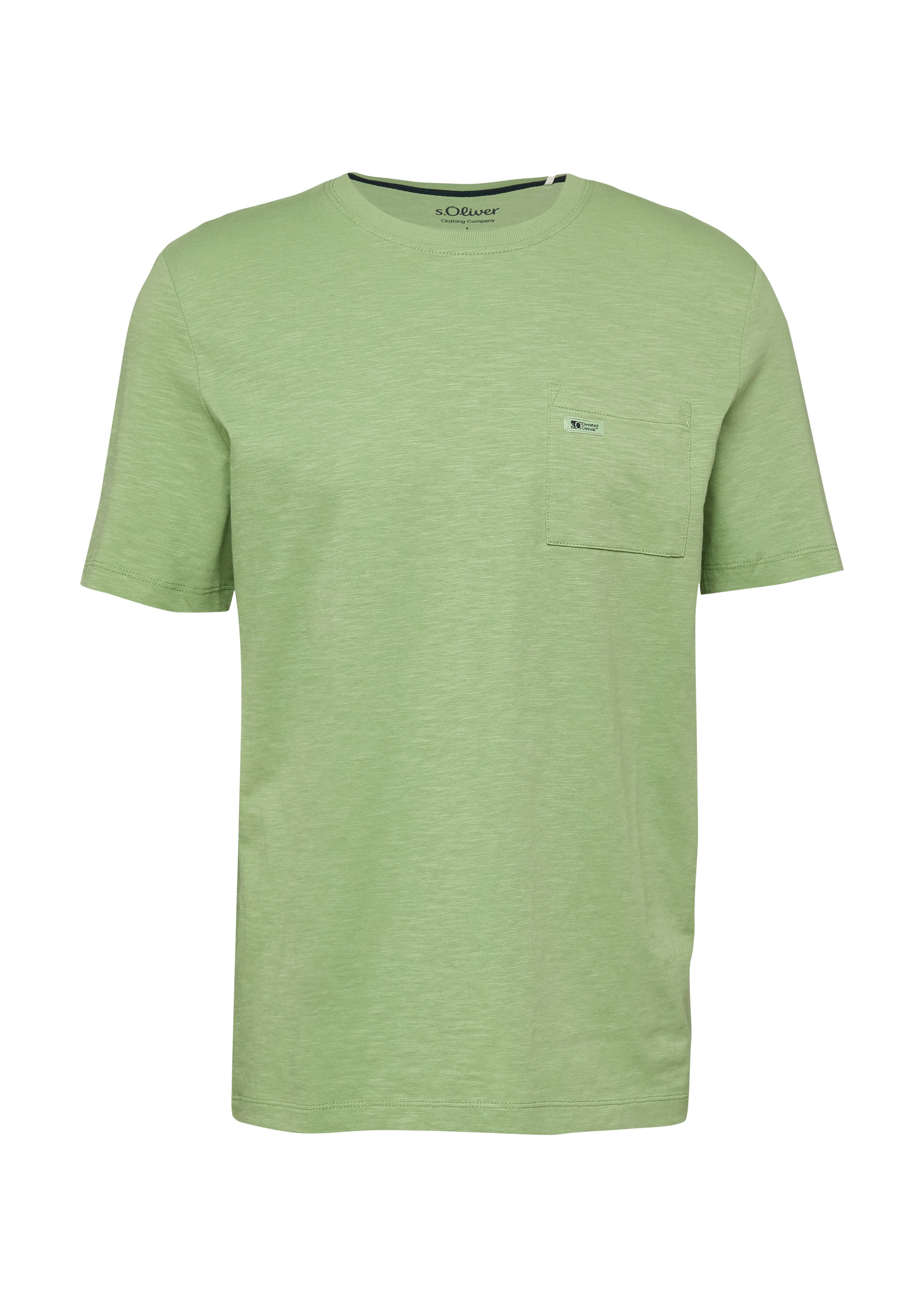 S. Oliver red Herren T-Shirts kurz Green