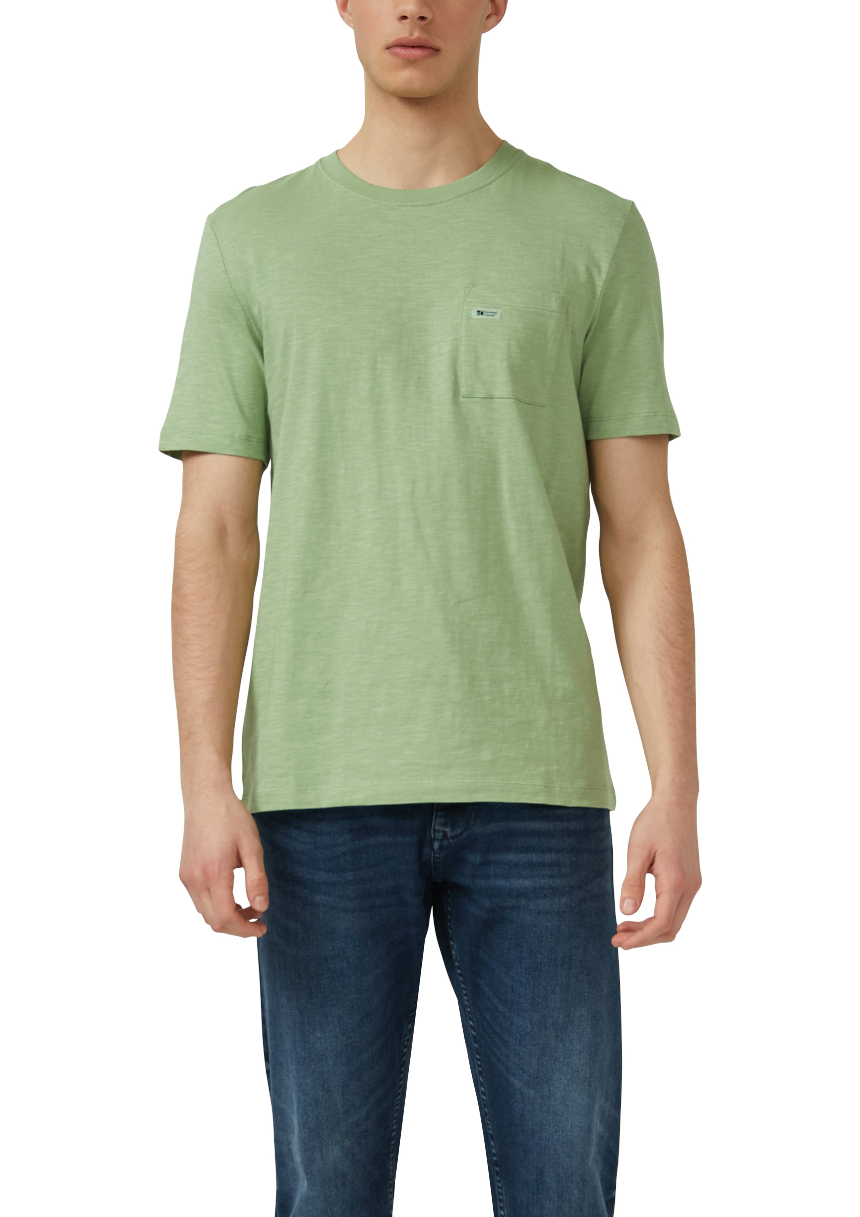 S. Oliver red Herren T-Shirts kurz Green