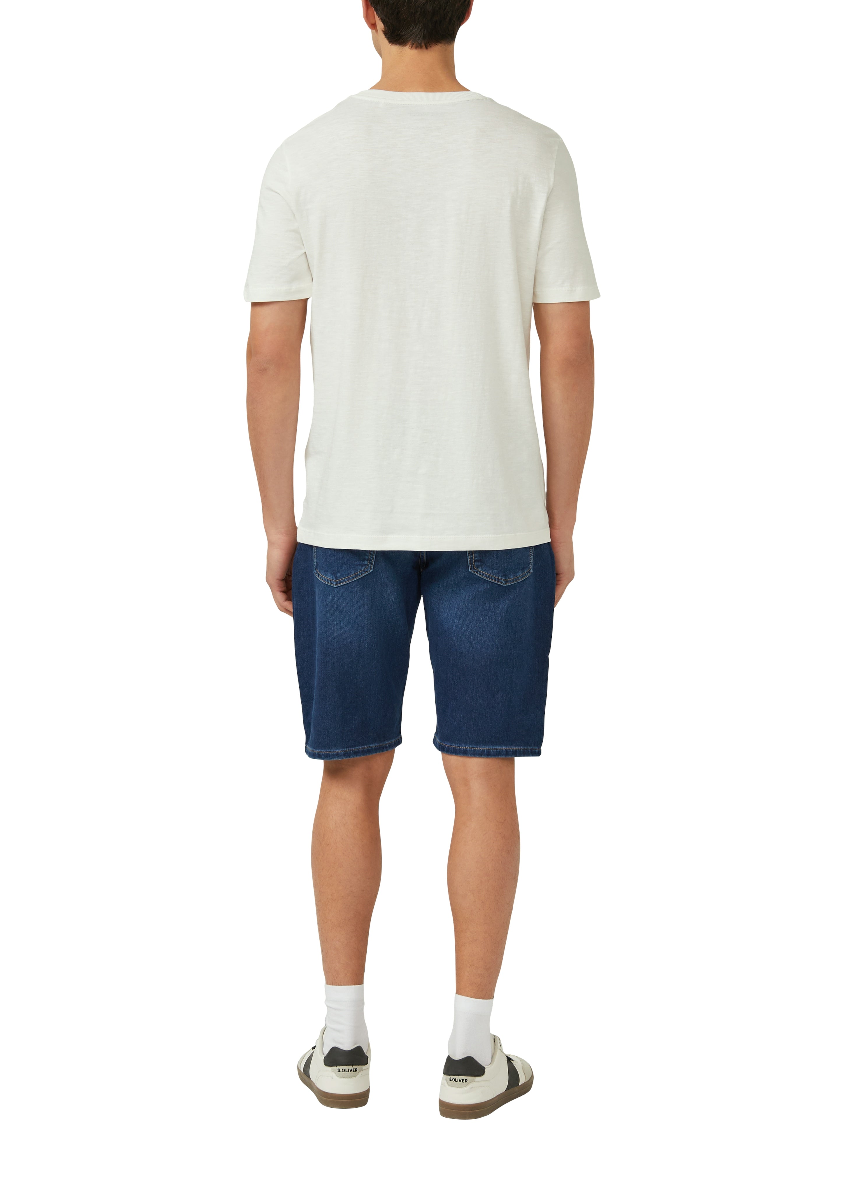 S. Oliver red Herren Shorts Blue