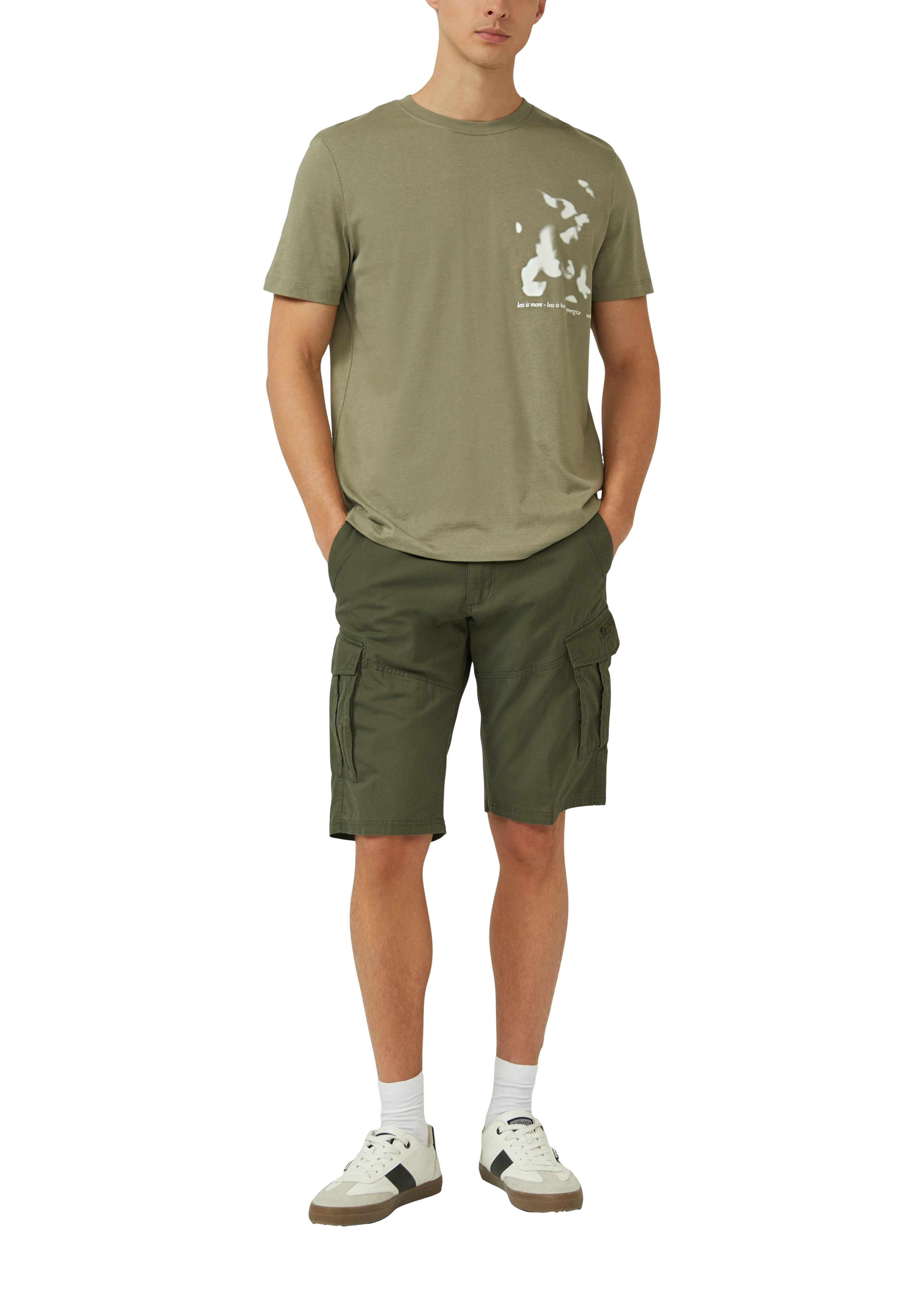 S. Oliver red Herren Shorts Green