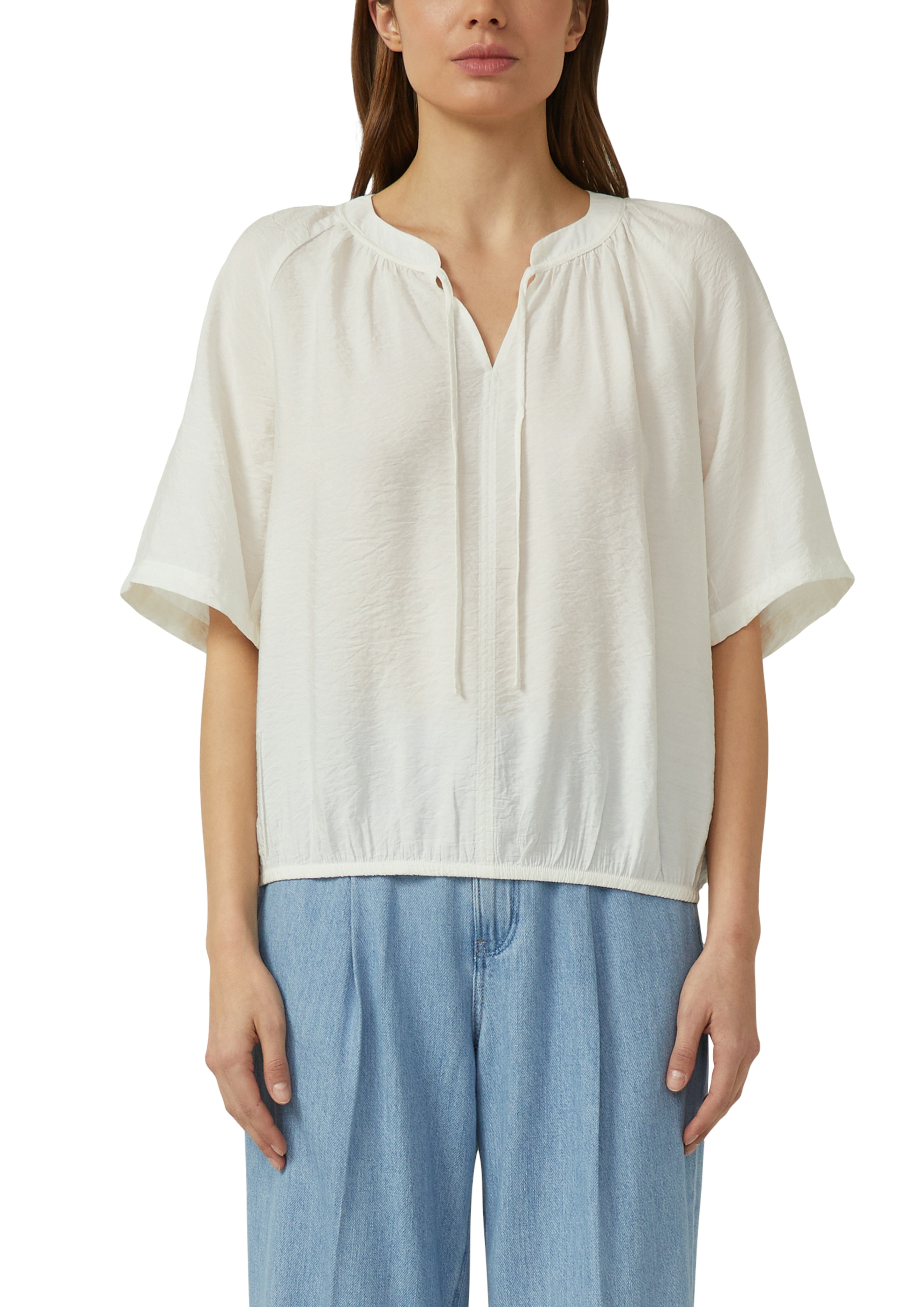 S. Oliver red Damen Blusen White