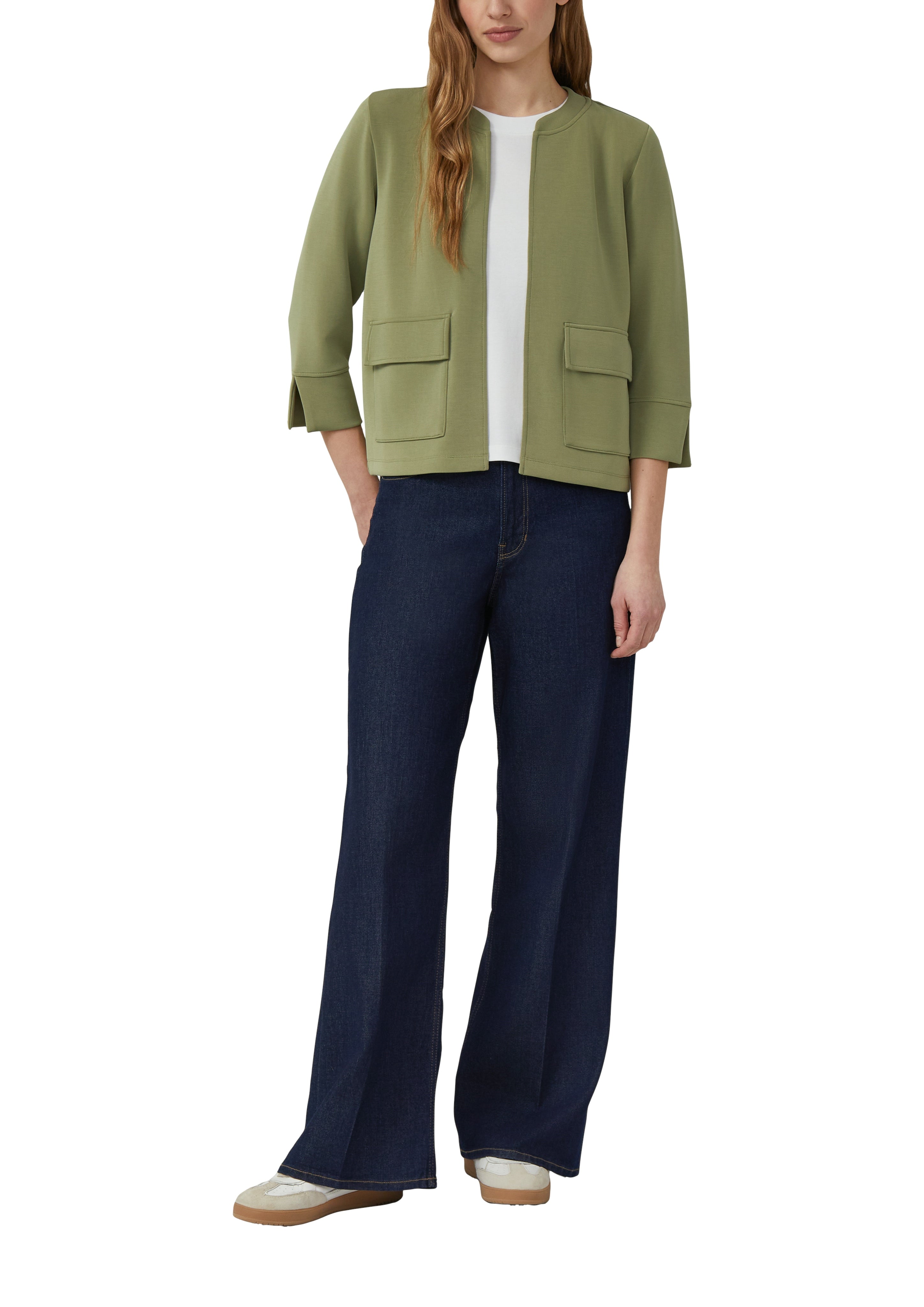 S. Oliver red Damen Sweatjacken Green