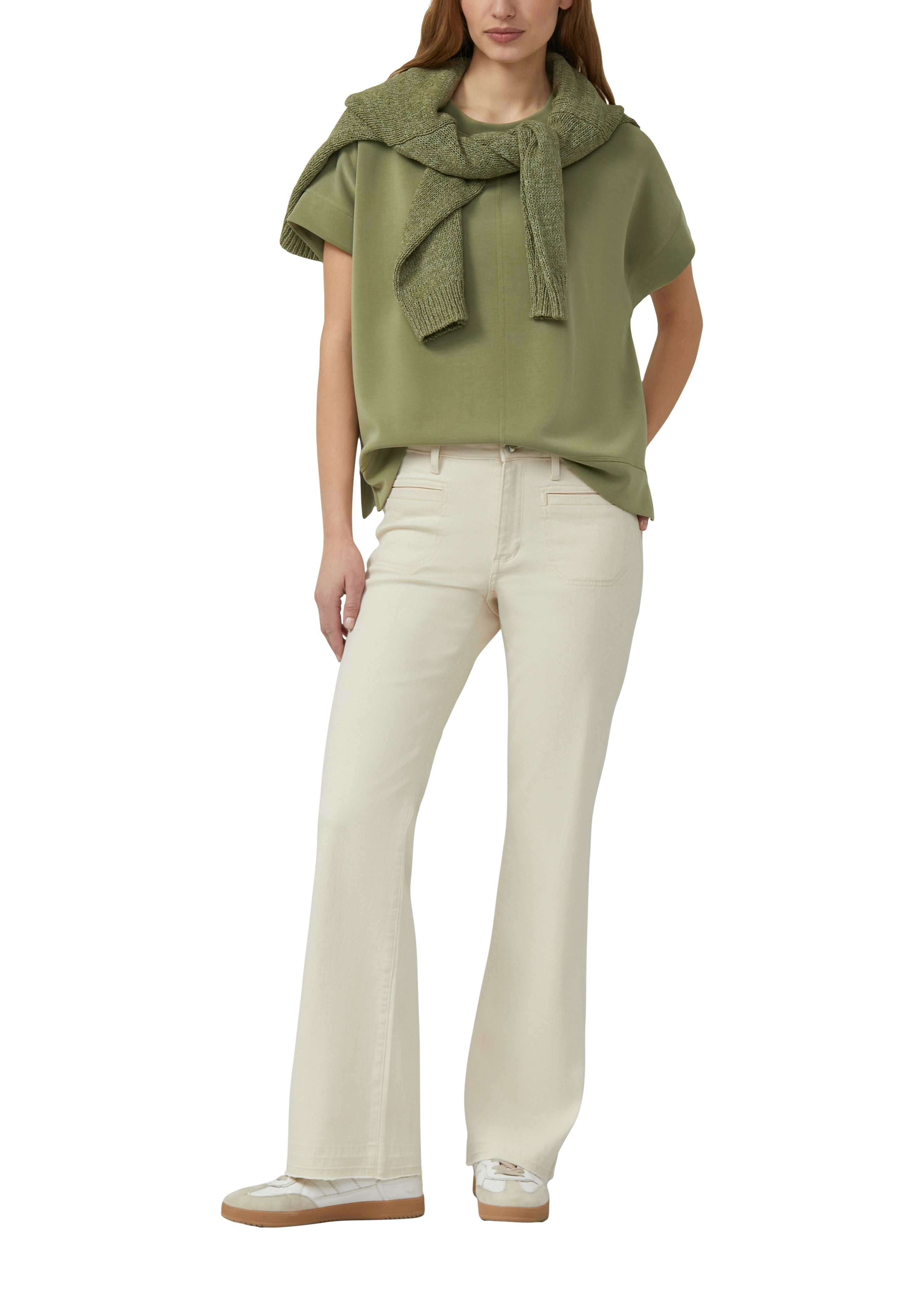 S. Oliver red Damen Sweatshirts Green