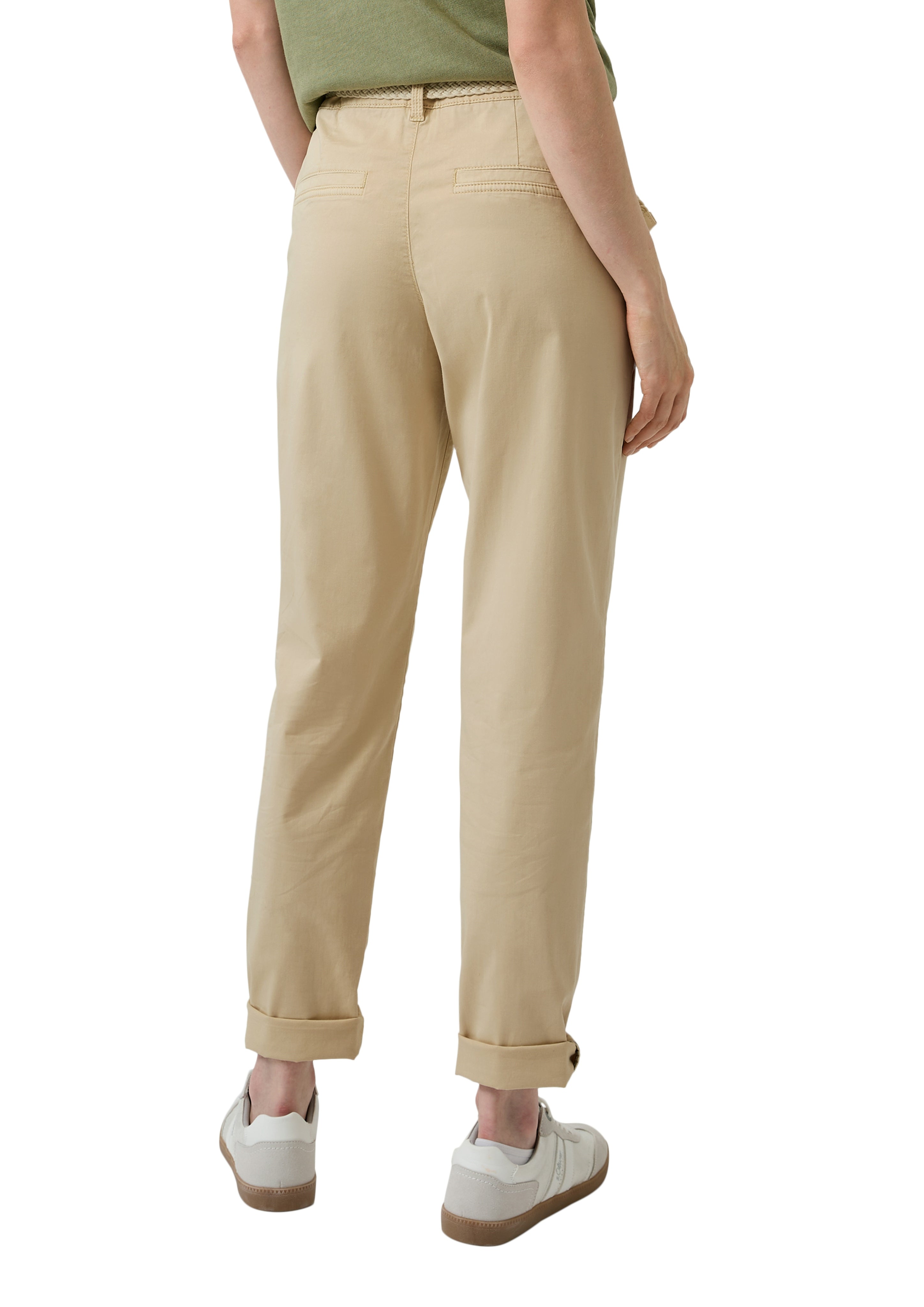S. Oliver red Damen Hosen Brown